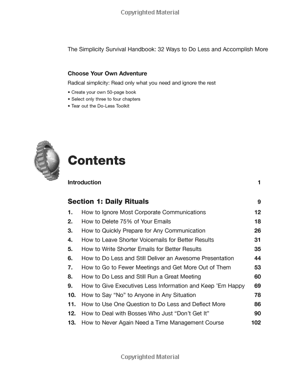 the simplicity survival handbook: 32 ways to do less and accomplish more - Ảnh 6