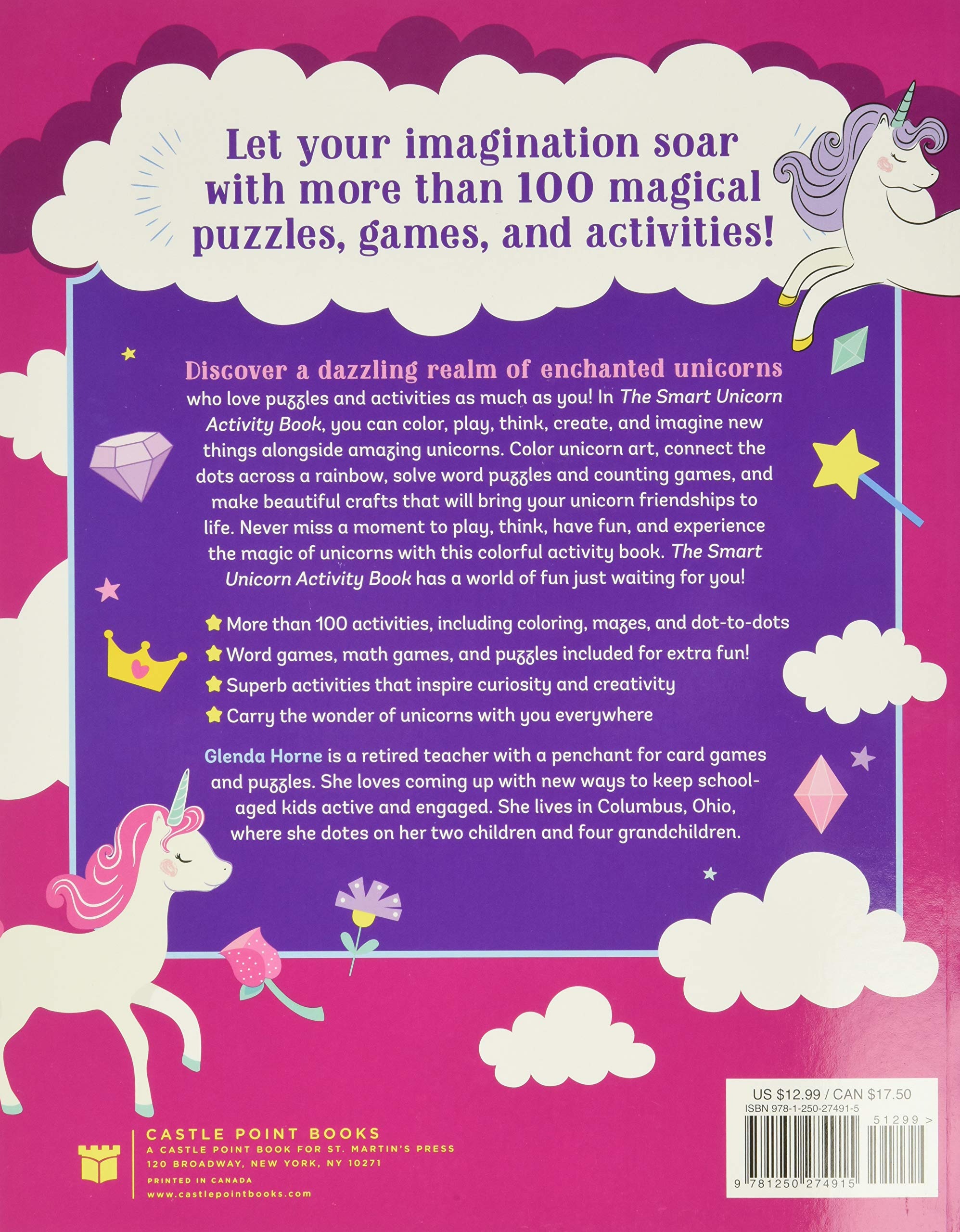 the smart unicorn activity book: magical fun, games, and puzzles! - Ảnh 11