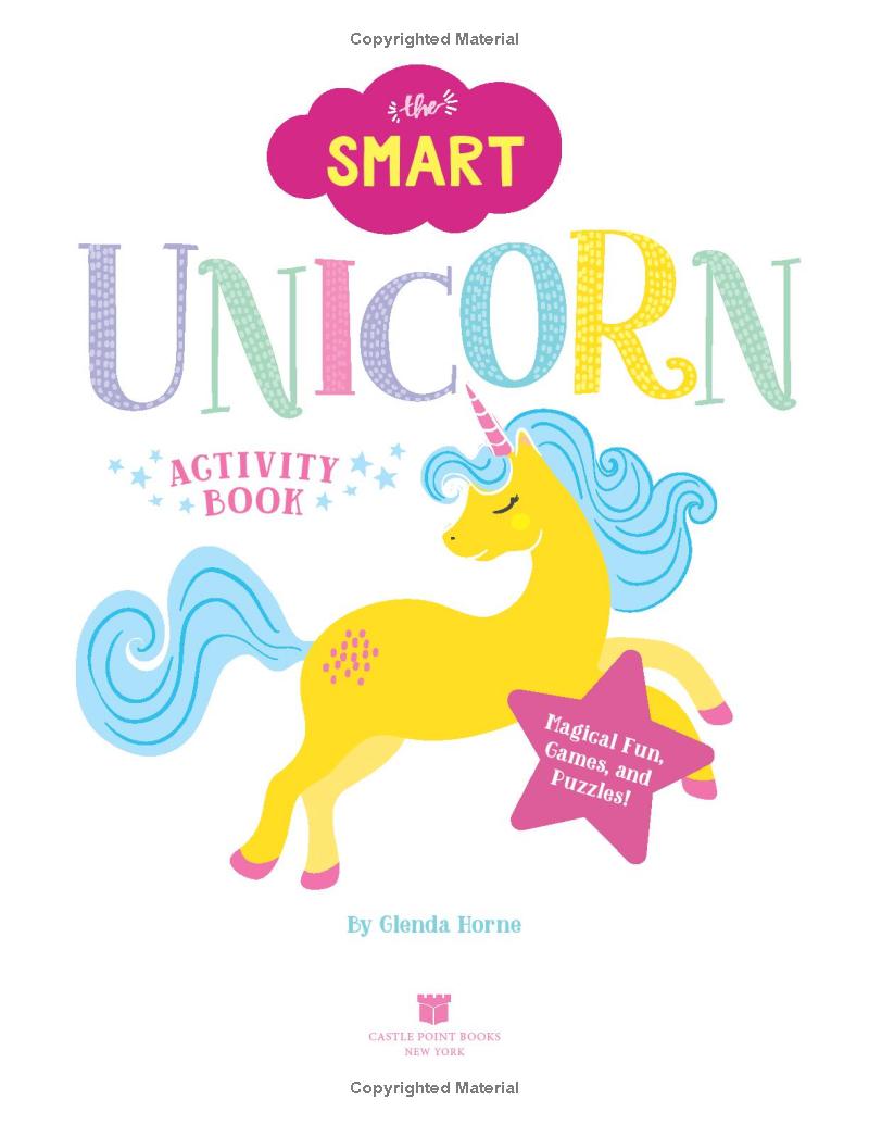 the smart unicorn activity book: magical fun, games, and puzzles! - Ảnh 3