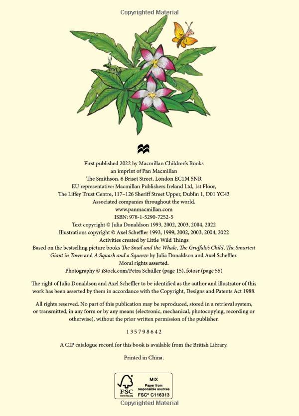 the snail and the whale and friends outdoor activity book - Ảnh 12