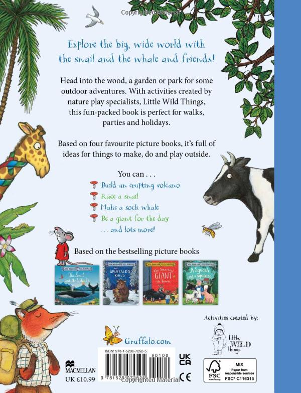 the snail and the whale and friends outdoor activity book - Ảnh 13