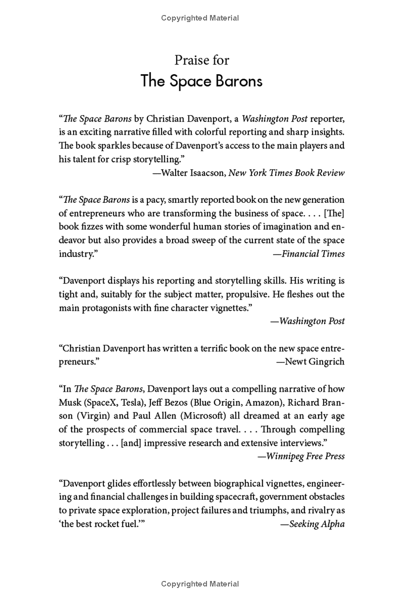 the space barons: elon musk, jeff bezos, and the quest to colonize the cosmos - Ảnh 3