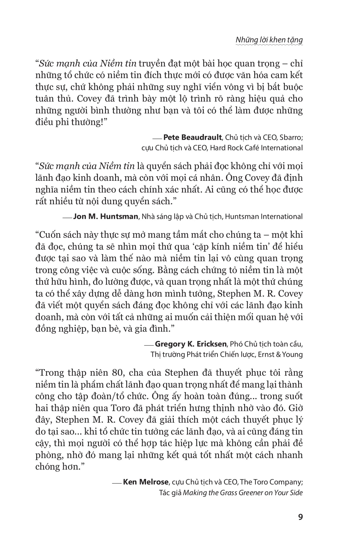 the speed of trust - sức mạnh của niềm tin - Ảnh 11