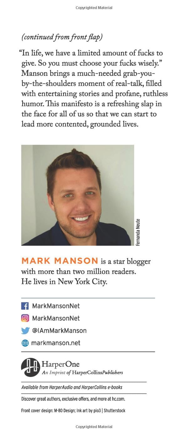 the subtle art of not giving a f*ck: a counterintuitive approach to living a good life - Ảnh 16