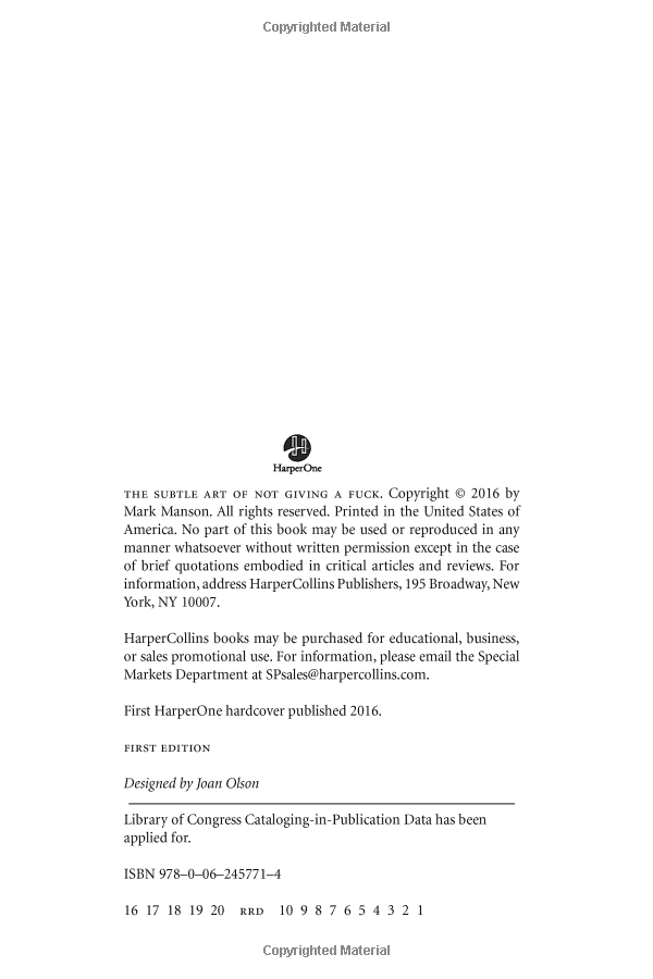 the subtle art of not giving a f*ck: a counterintuitive approach to living a good life - Ảnh 4