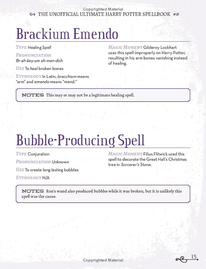 the unofficial ultimate harry potter spellbook - Ảnh 10