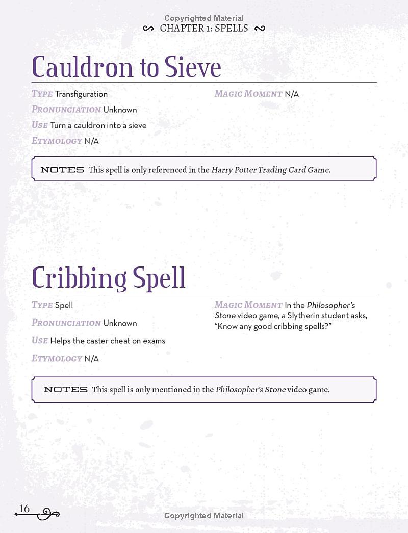 the unofficial ultimate harry potter spellbook - Ảnh 11