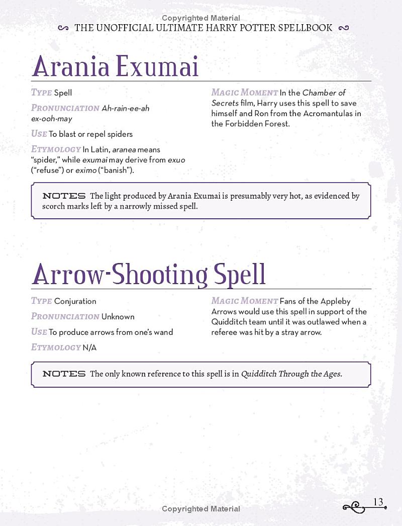 the unofficial ultimate harry potter spellbook - Ảnh 8
