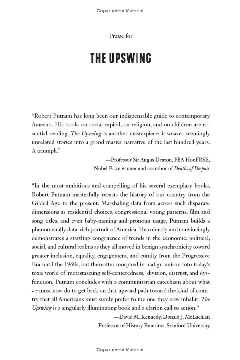 the upswing: how america came together a century ago and how we can do it again - Ảnh 3