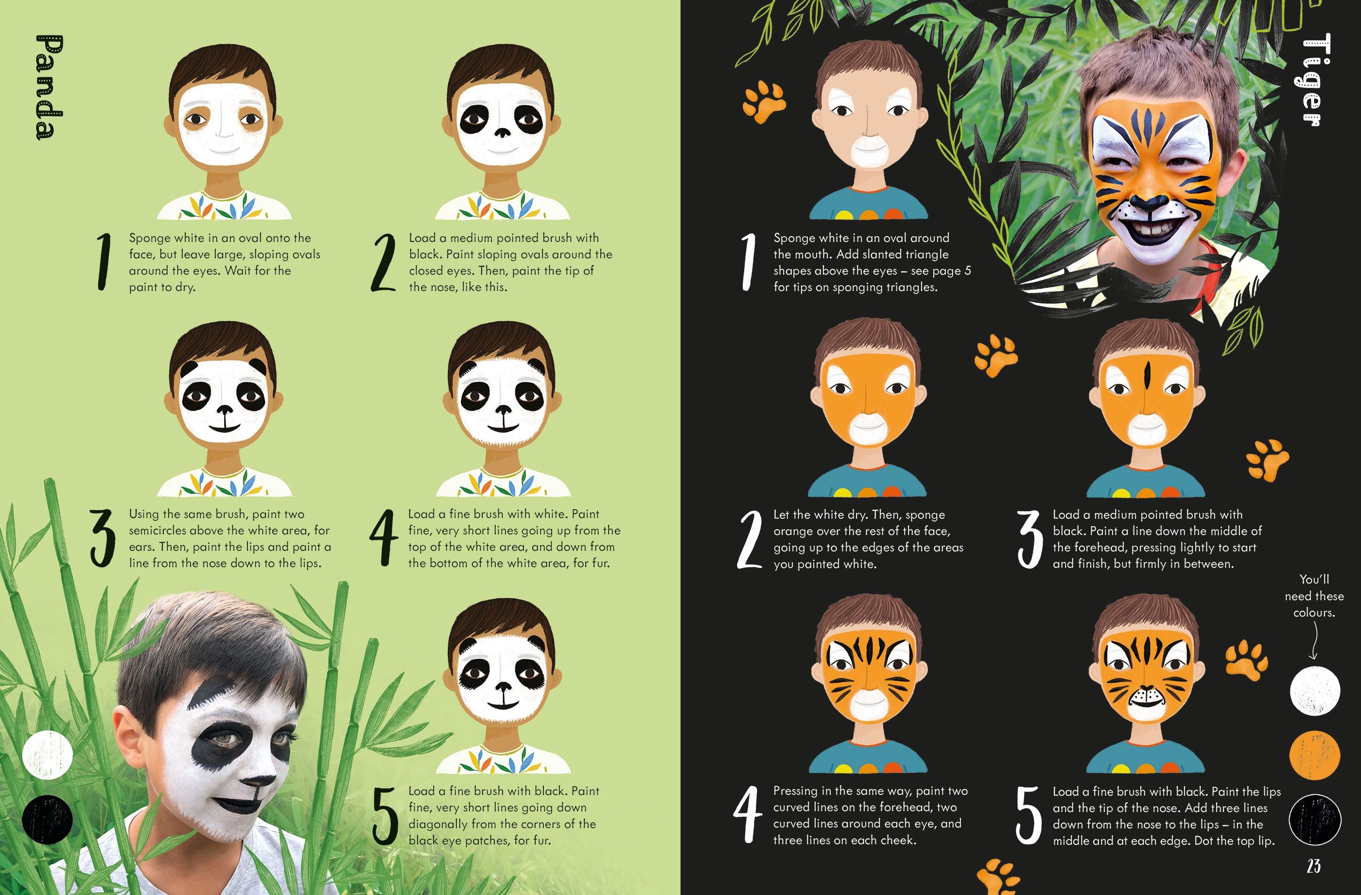 the usborne book of face painting - Ảnh 5