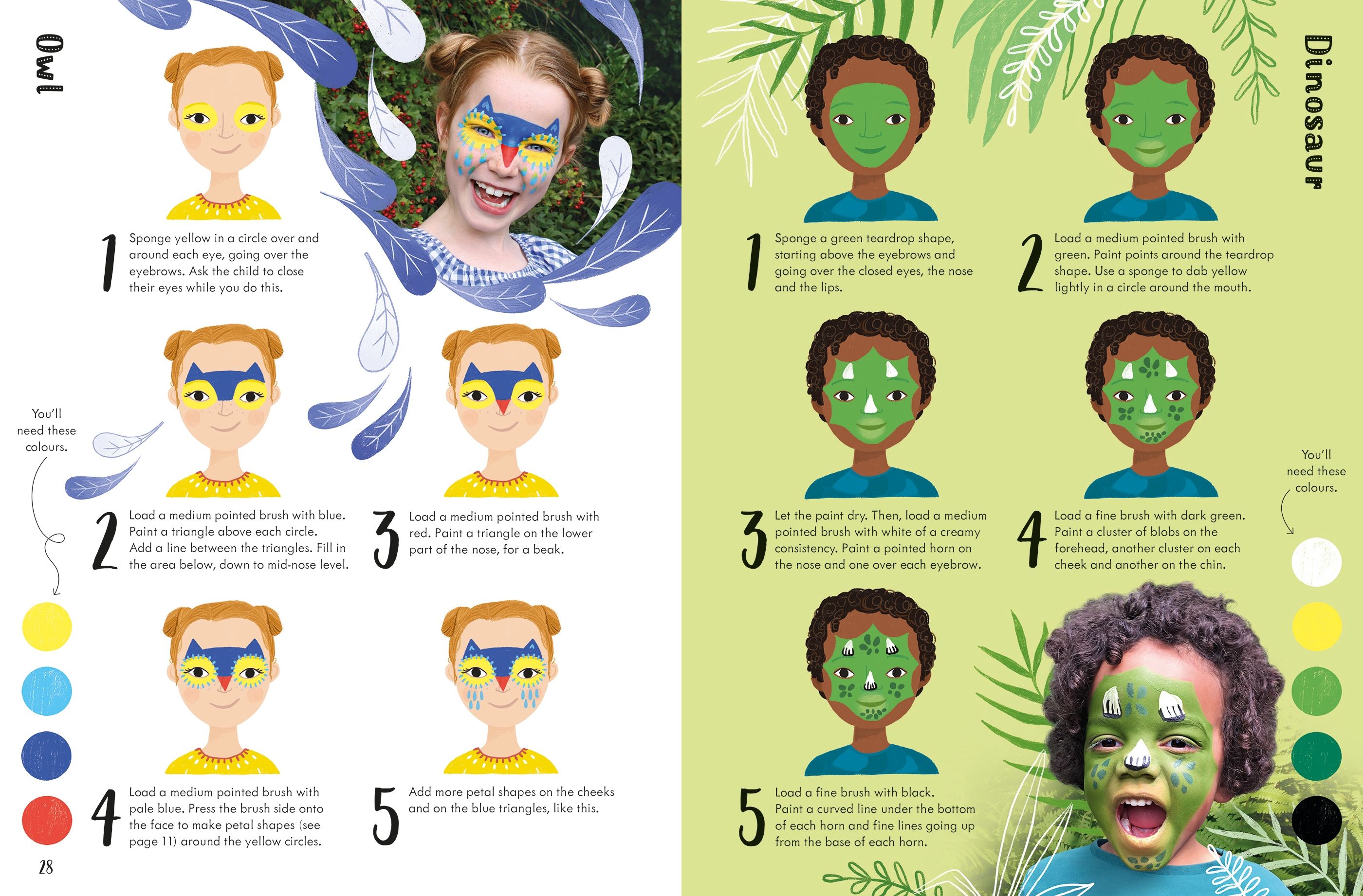 the usborne book of face painting - Ảnh 6