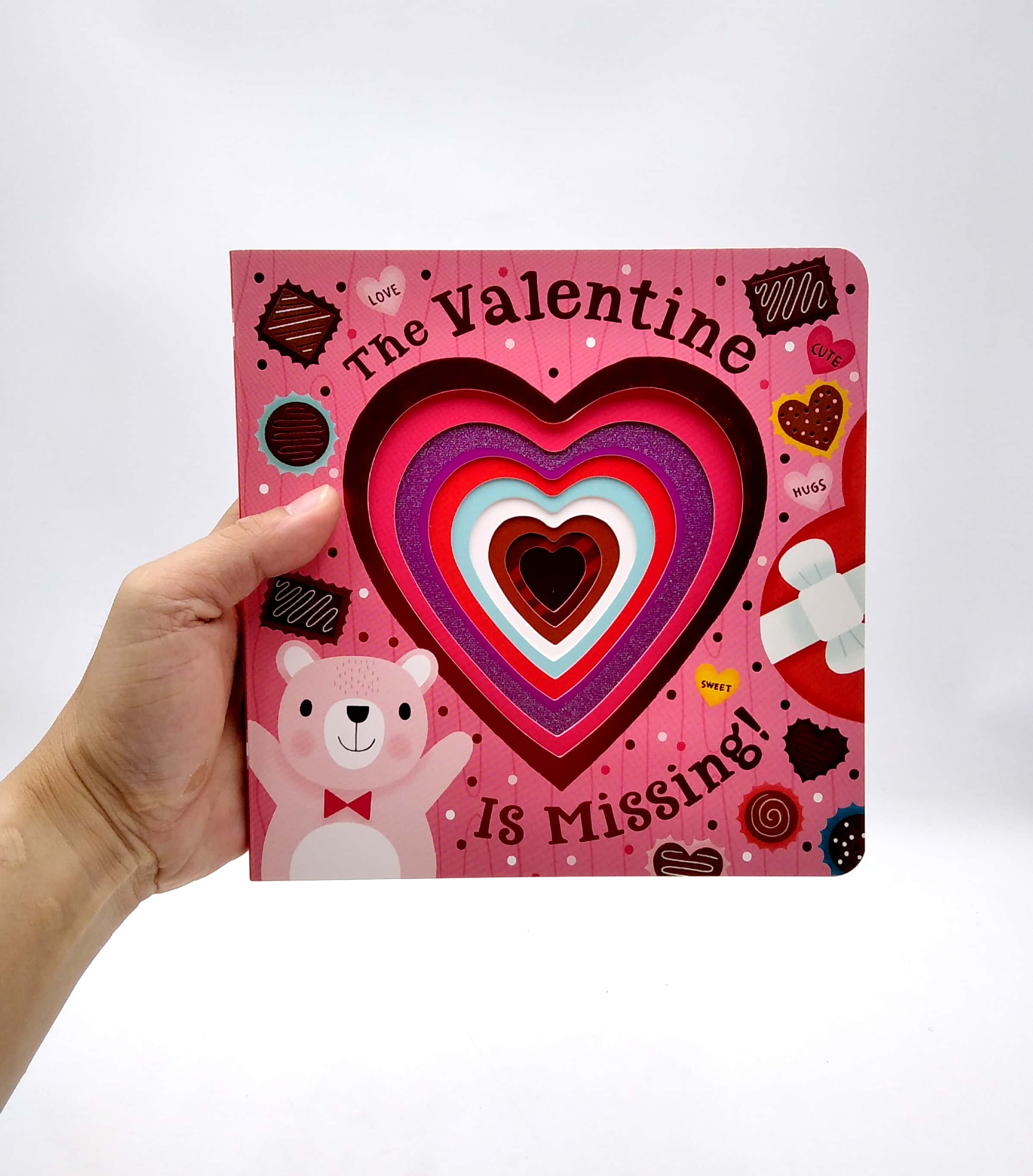 the valentine is missing! board book with cut-out reveals - Ảnh 2
