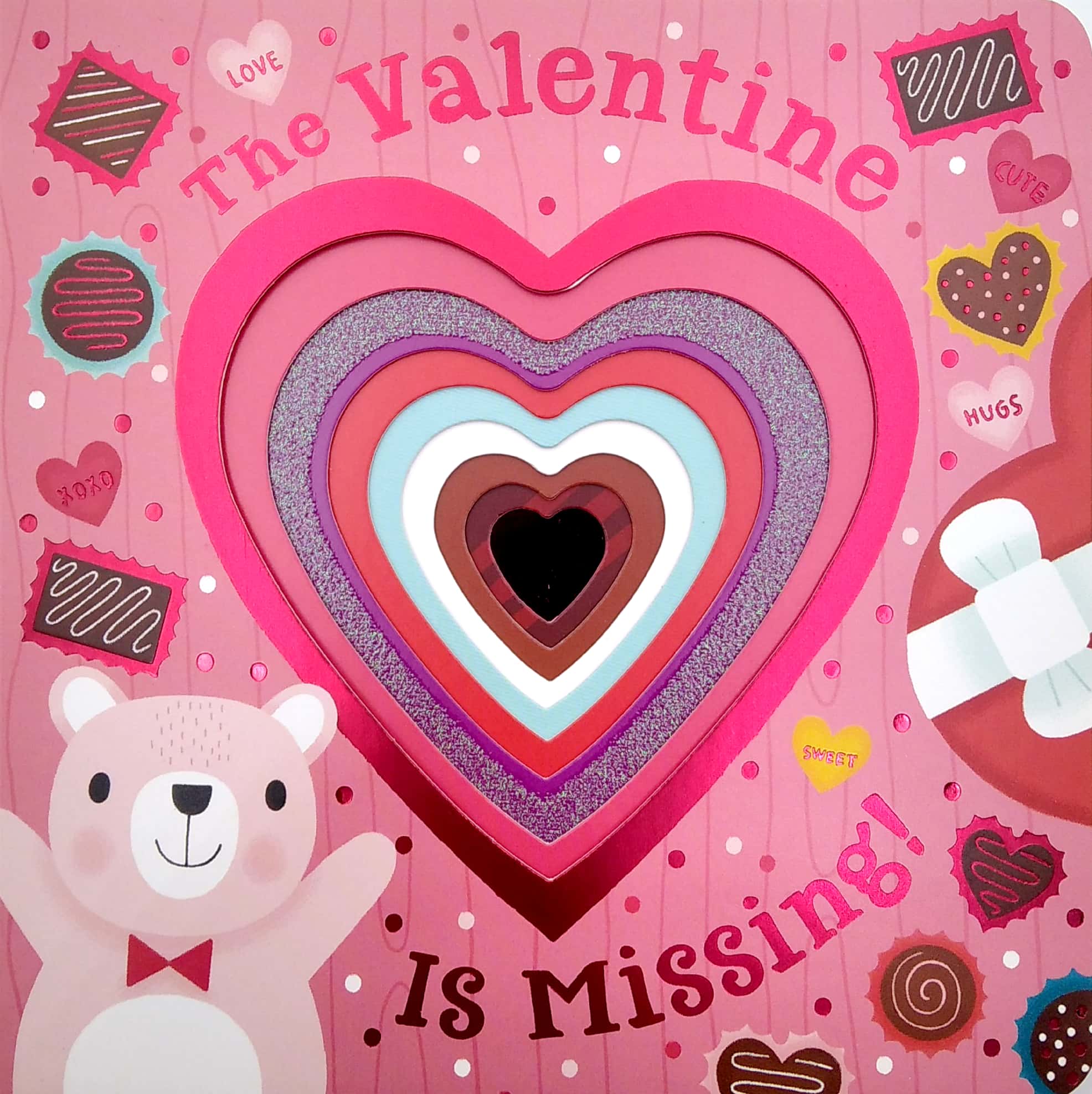 the valentine is missing! board book with cut-out reveals - Ảnh 3