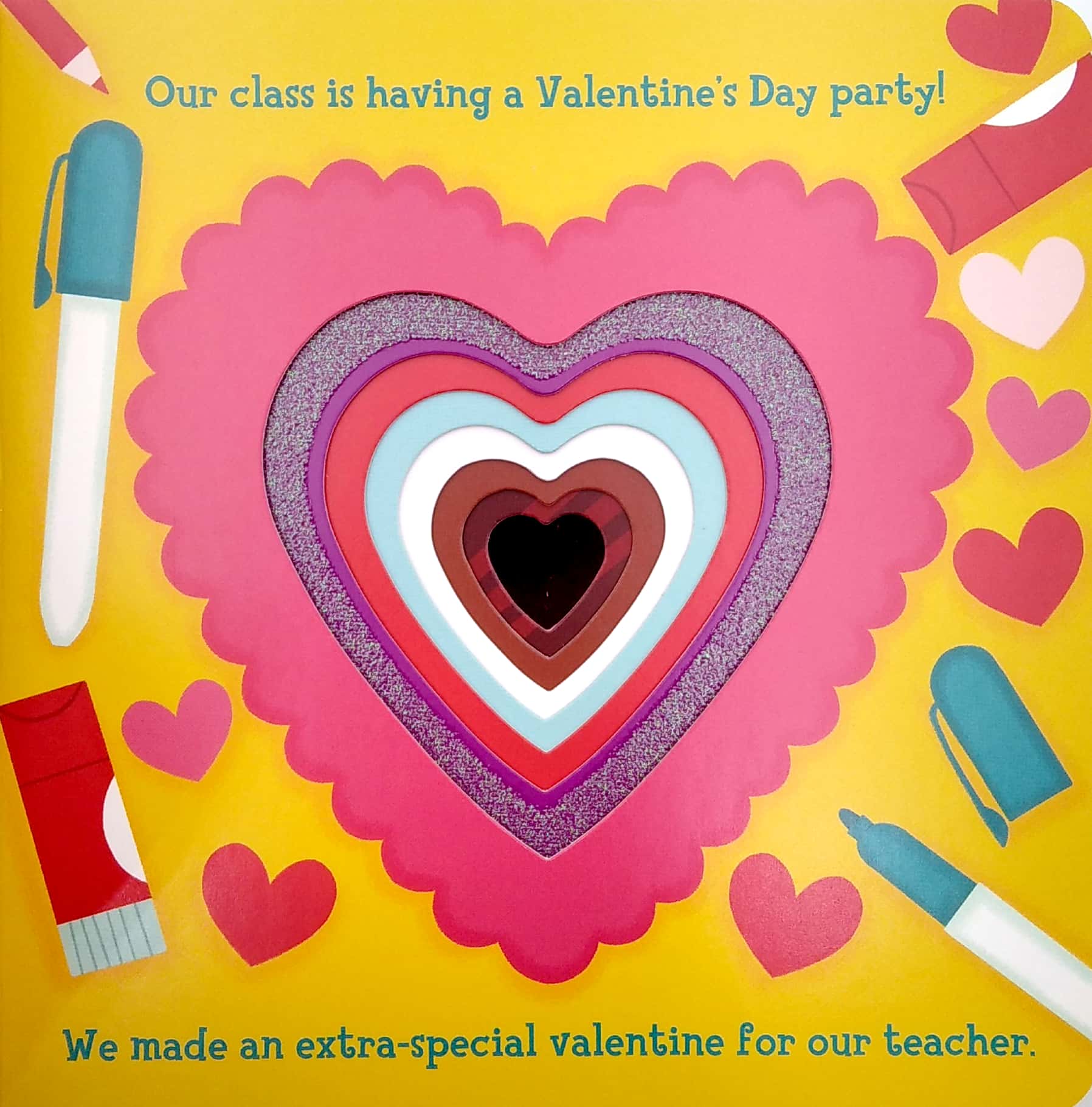 the valentine is missing! board book with cut-out reveals - Ảnh 5
