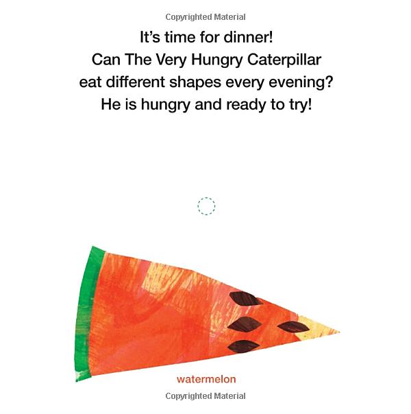 the very hungry caterpillar eats dinner: a shapes book (the world of eric carle) - Ảnh 5