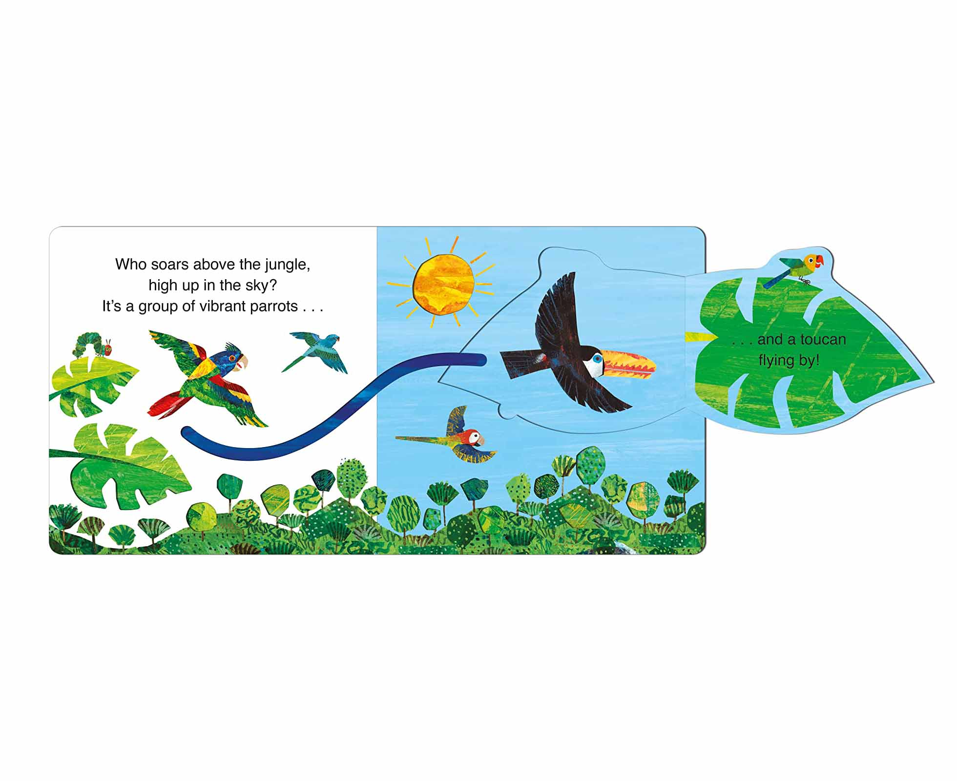 the very hungry caterpillar's jungle hide and seek: a finger trail lift-the-flap book - Ảnh 3
