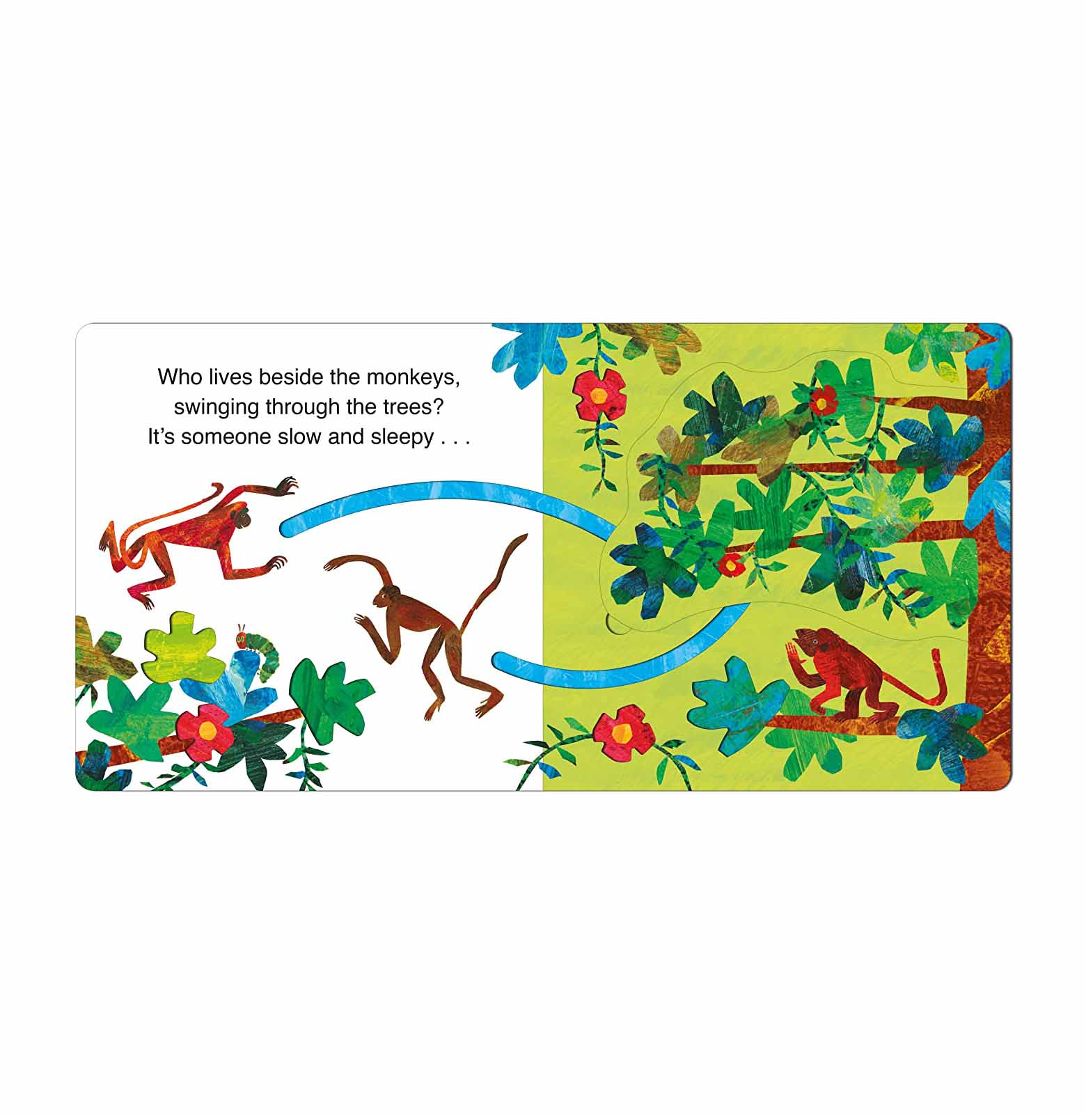 the very hungry caterpillar's jungle hide and seek: a finger trail lift-the-flap book - Ảnh 4