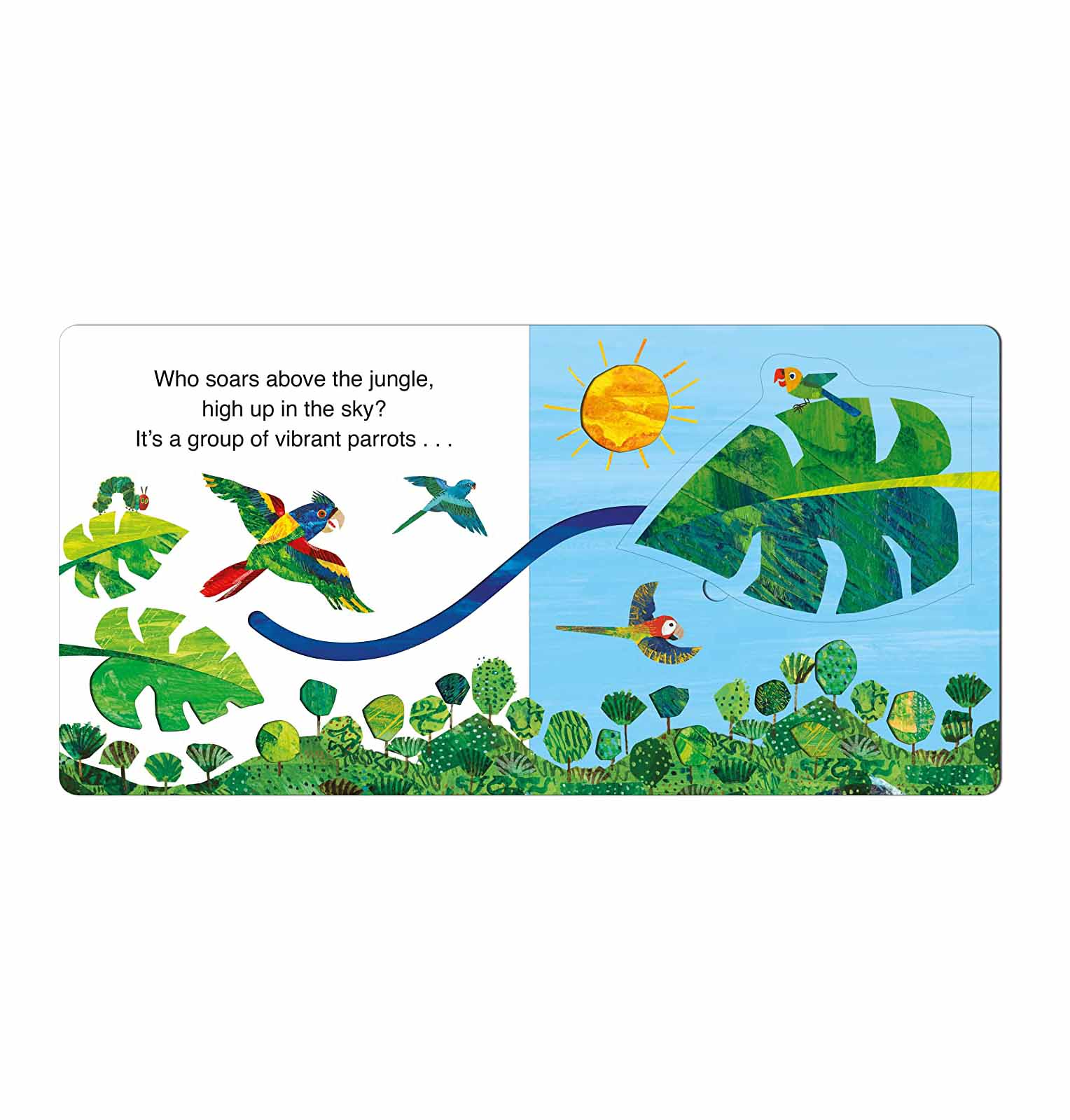 the very hungry caterpillar's jungle hide and seek: a finger trail lift-the-flap book - Ảnh 5