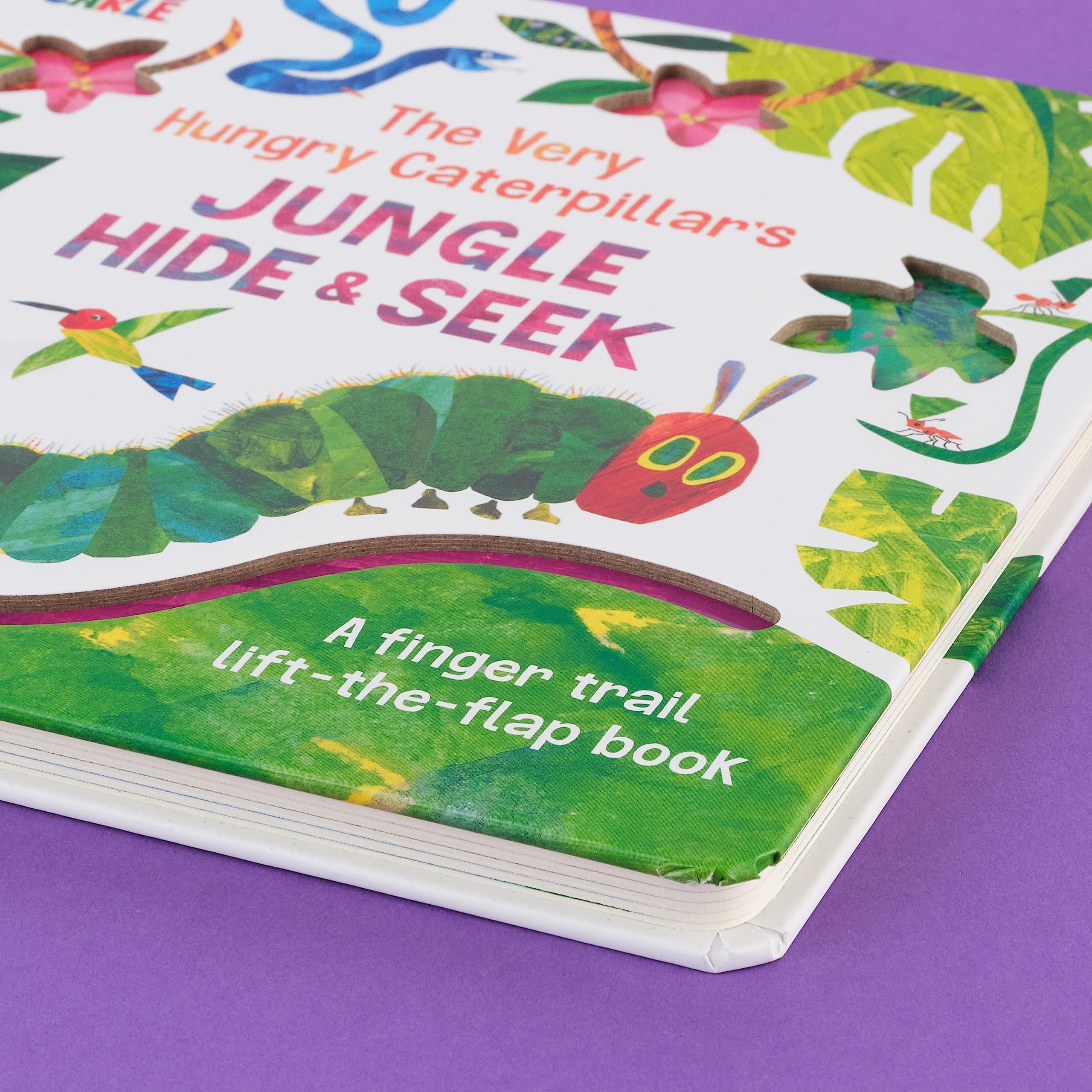 the very hungry caterpillar's jungle hide and seek: a finger trail lift-the-flap book - Ảnh 7