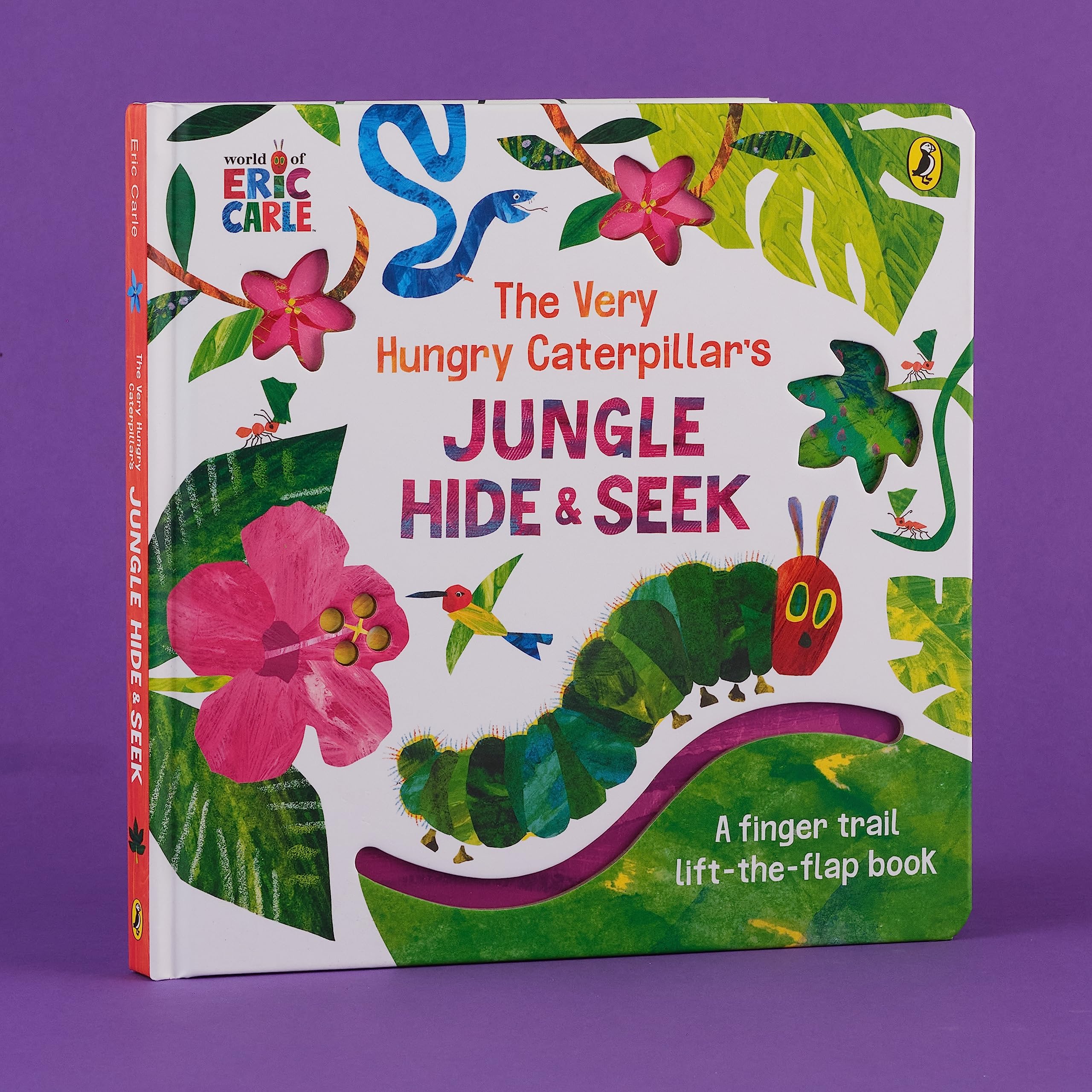 the very hungry caterpillar's jungle hide and seek: a finger trail lift-the-flap book - Ảnh 9