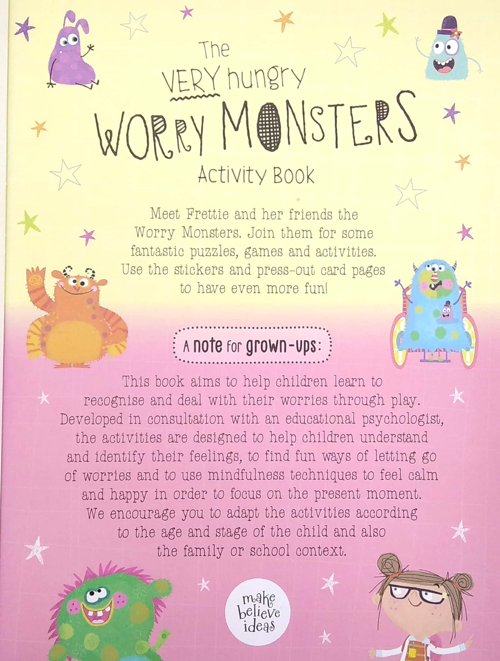 the very hungry worry monsters sticker activity book - Ảnh 3