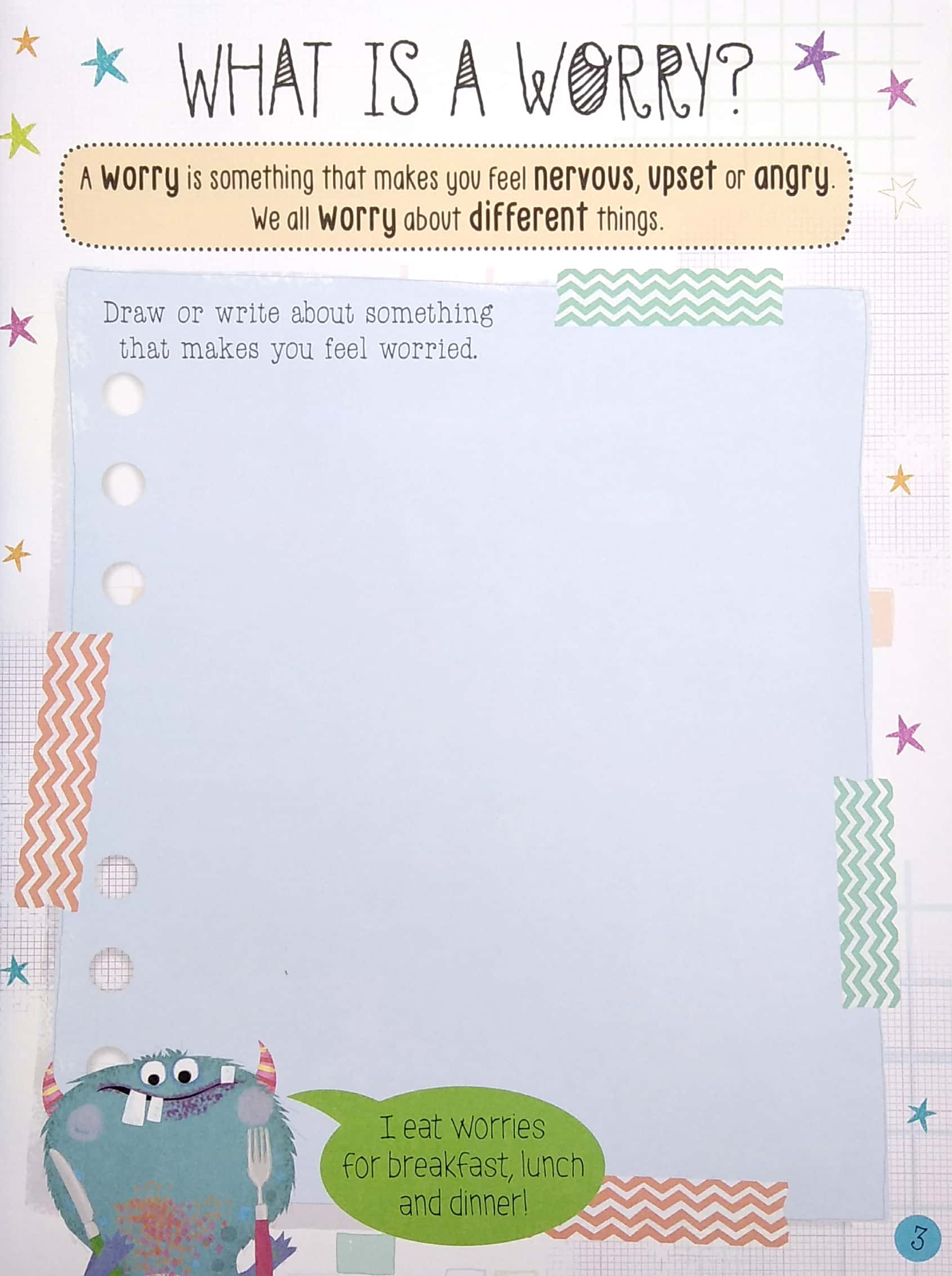 the very hungry worry monsters sticker activity book - Ảnh 5