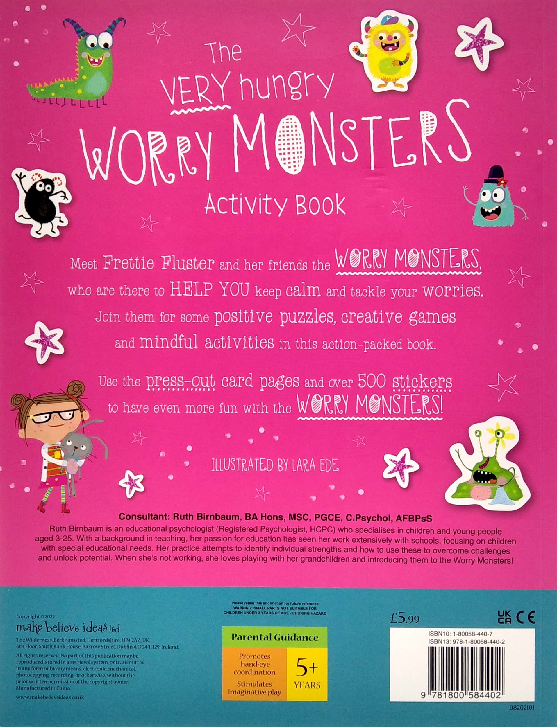 the very hungry worry monsters sticker activity book - Ảnh 6