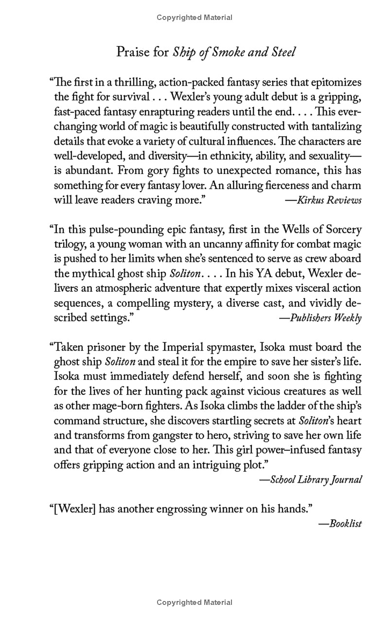 the wells of sorcery book 1: ship of smoke and steel - Ảnh 3