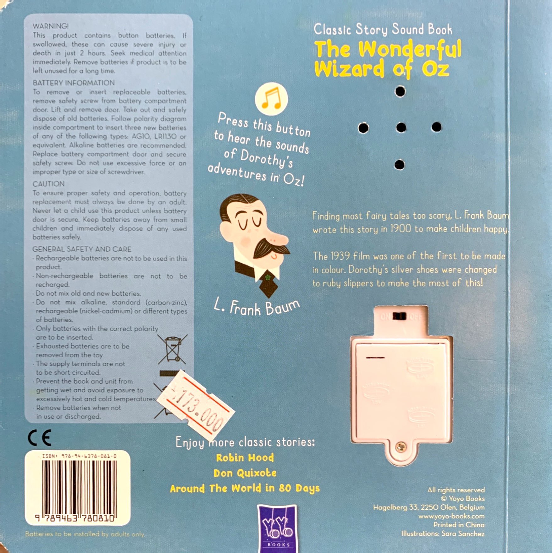 the wonderful wizard of oz (classic story sound book) - Ảnh 7