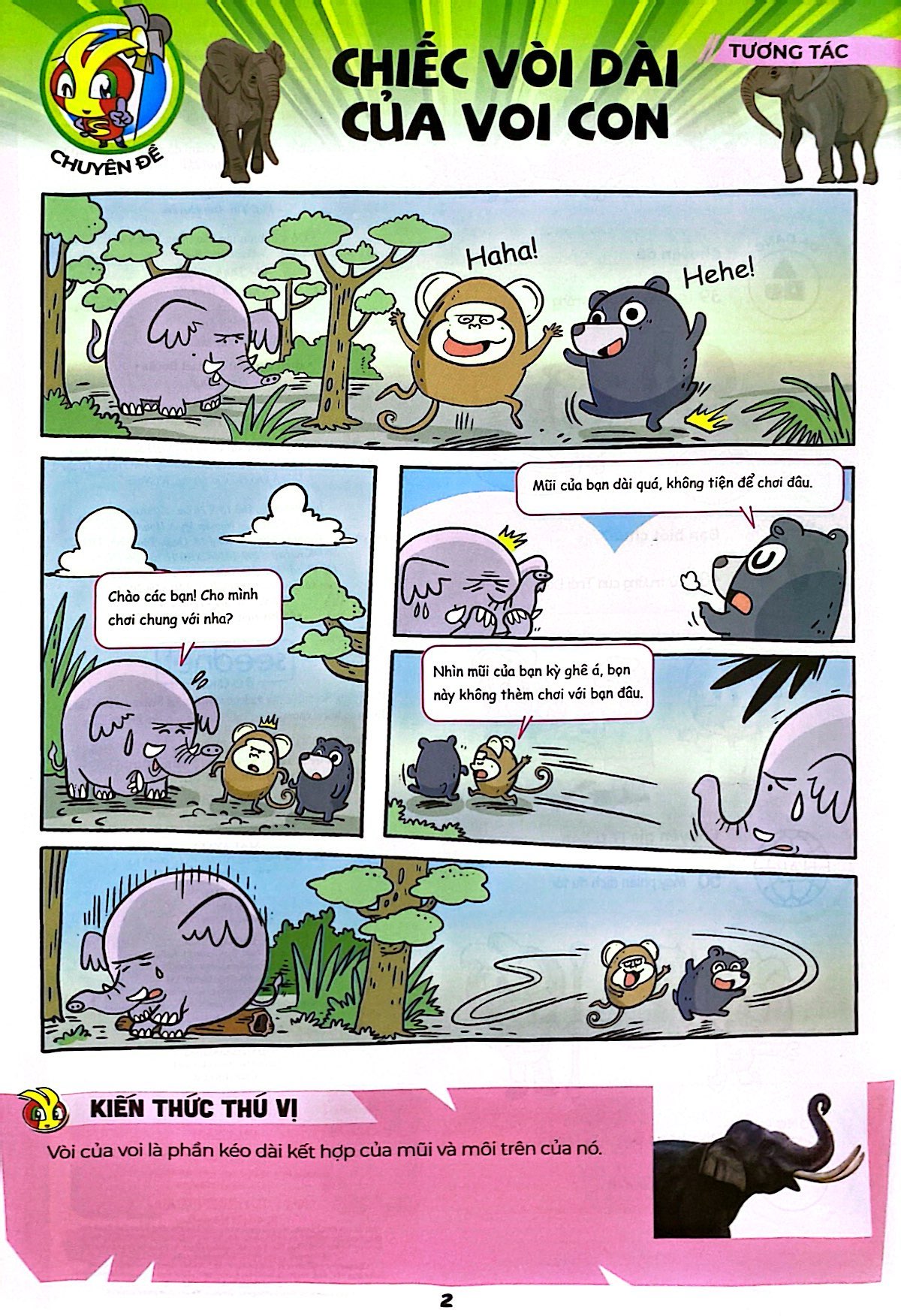 the young scientists - truyện tranh khoa học cho trẻ em - level 2 - tập 12 - giải cứu tê giác trắng - Ảnh 3