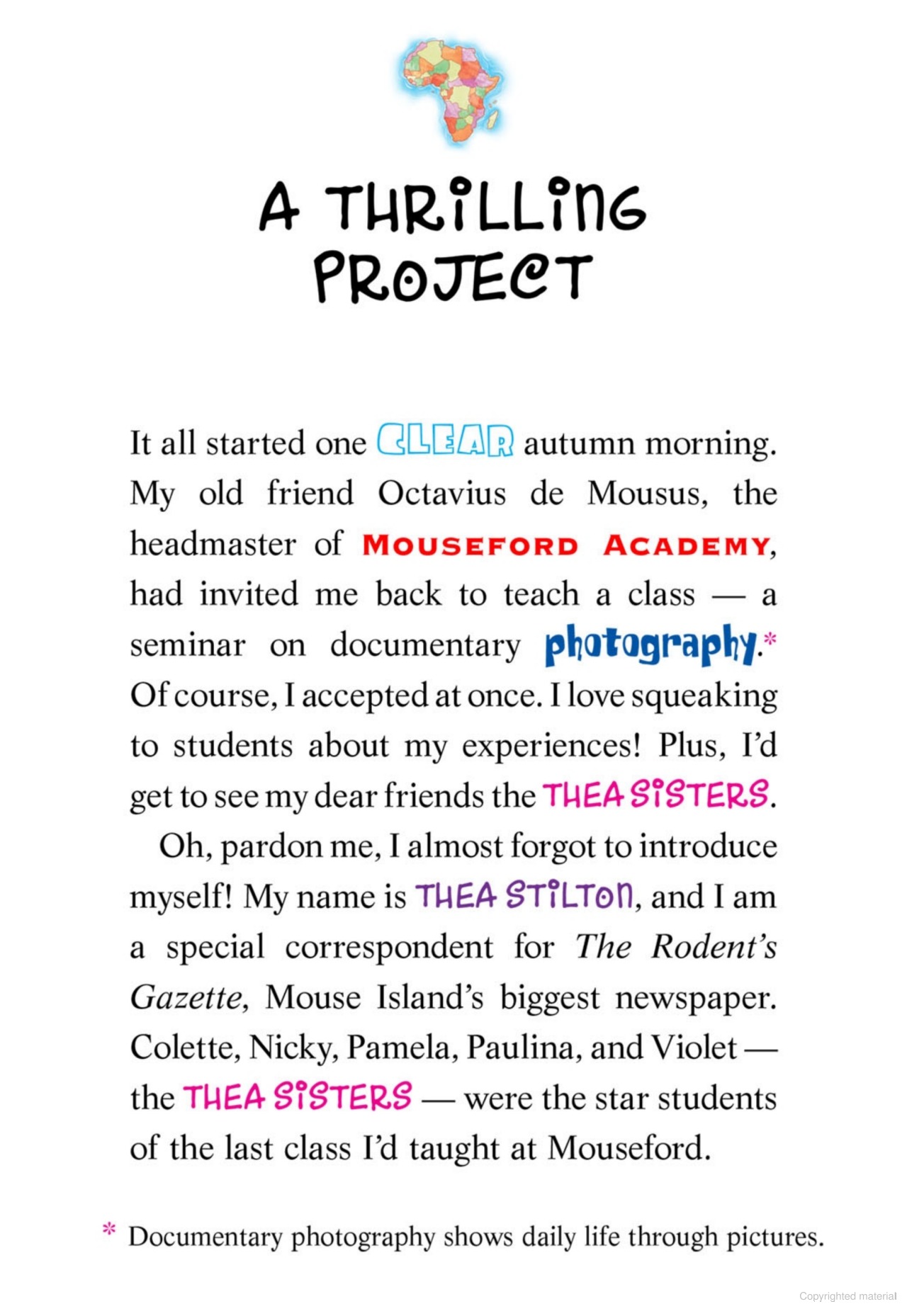 thea stilton - book 17 - thea stilton and the journey to the lion's den - Ảnh 3