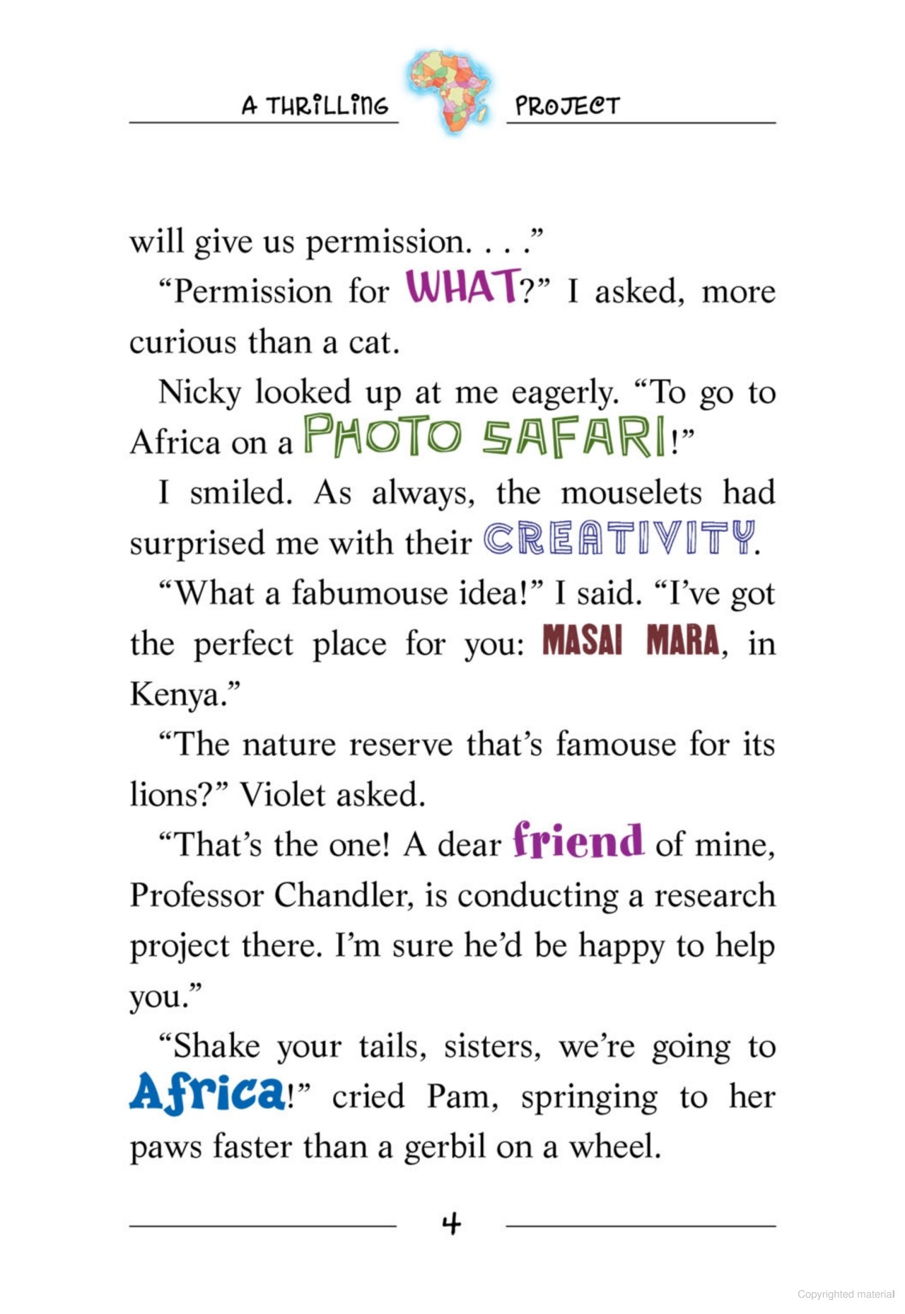 thea stilton - book 17 - thea stilton and the journey to the lion's den - Ảnh 6