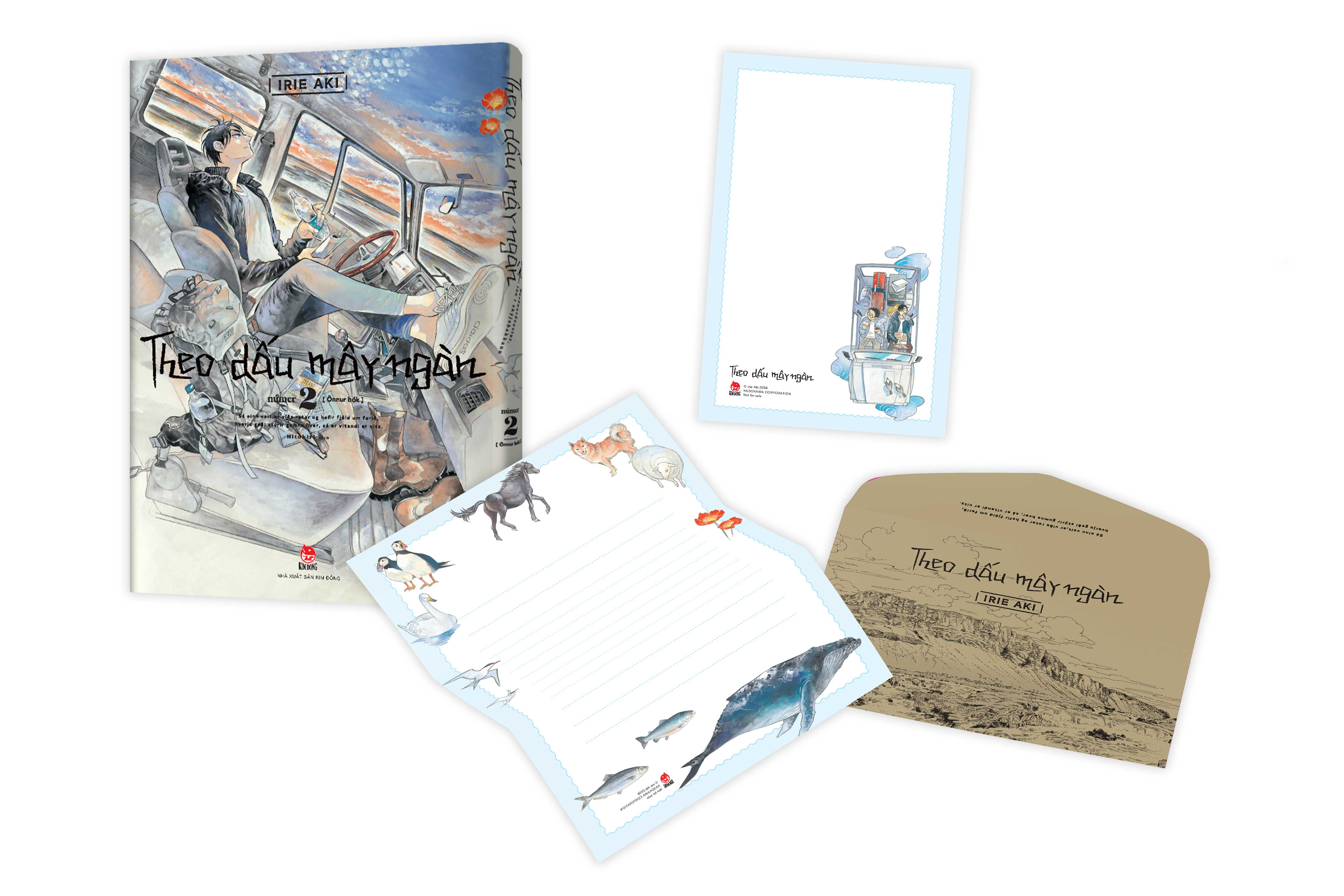 theo dấu mây ngàn - tập 2 - tặng kèm obi + postcard + phong thư + giấy viết thư - Ảnh 2