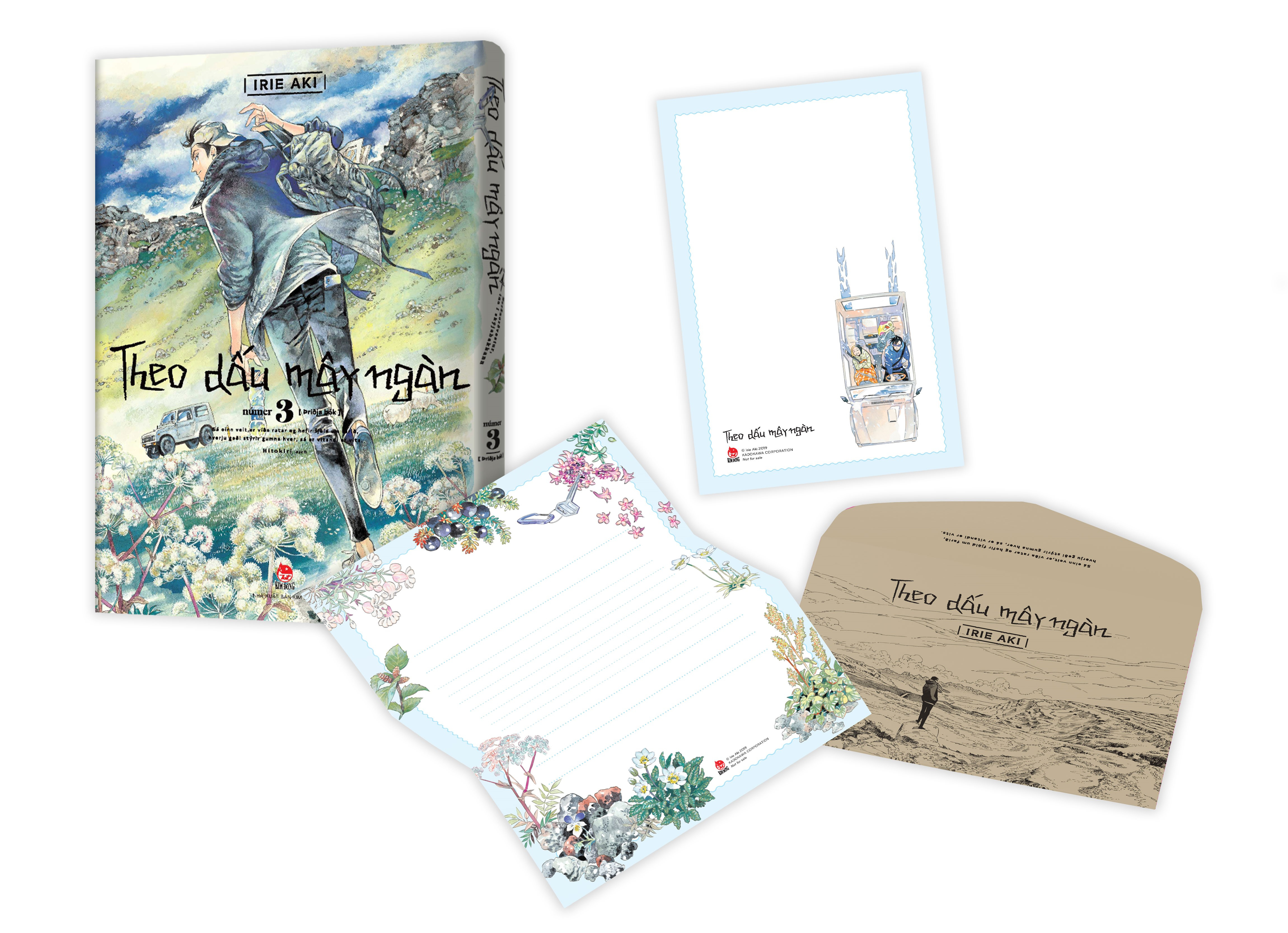 theo dấu mây ngàn - tập 3 - tặng kèm obi + postcard + phong thư + giấy viết thư - Ảnh 2