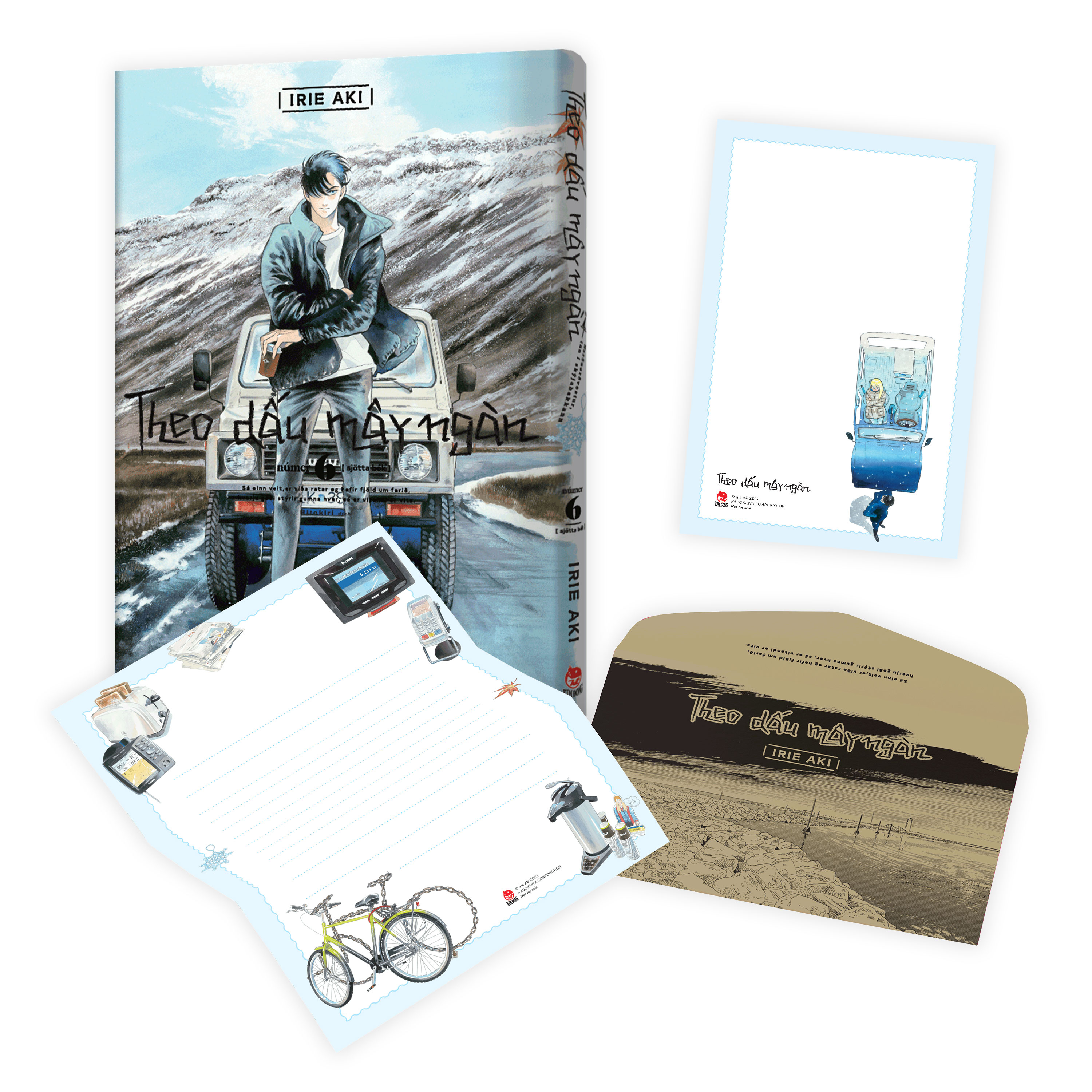 theo dấu mây ngàn - tập 6 - tặng kèm obi + postcard + phong thư + giấy viết thư - Ảnh 2