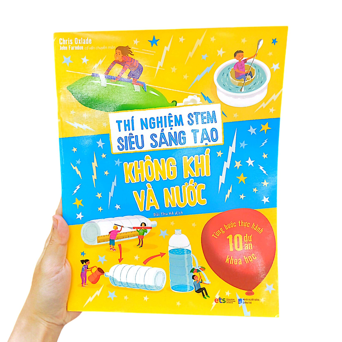 thí nghiệm stem siêu sáng tạo: không khí và nước - Ảnh 9