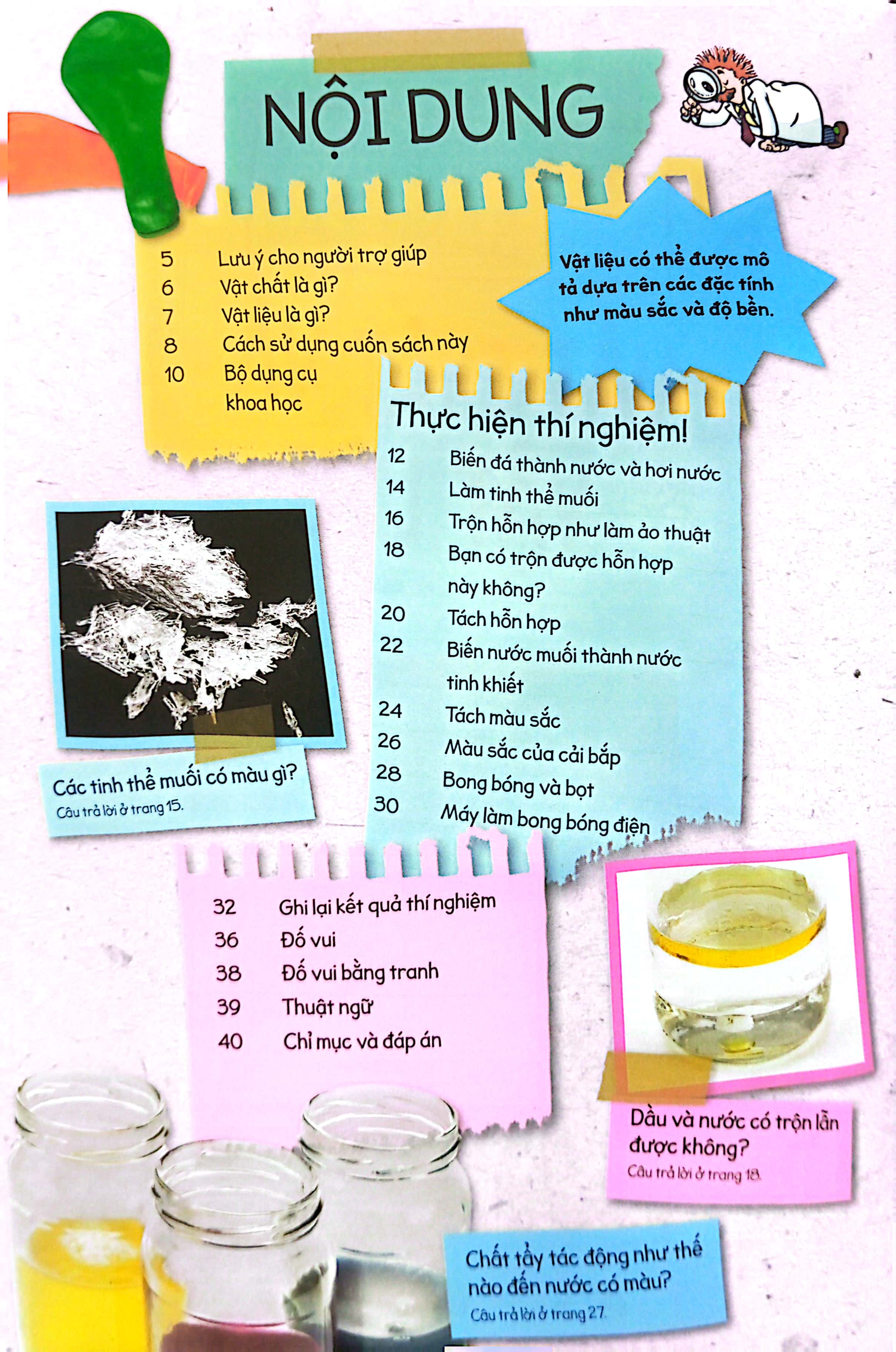 thí nghiệm stem siêu sáng tạo: vật chất và vật liệu - Ảnh 3