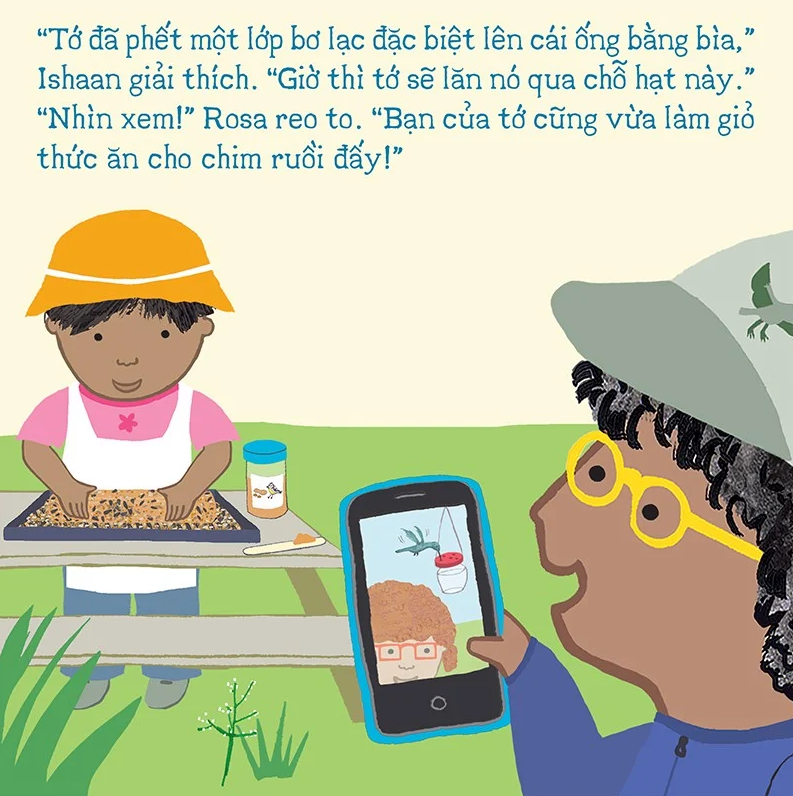 thí nghiệm vui cùng rosa - giỏ thức ăn cho chim - Ảnh 5