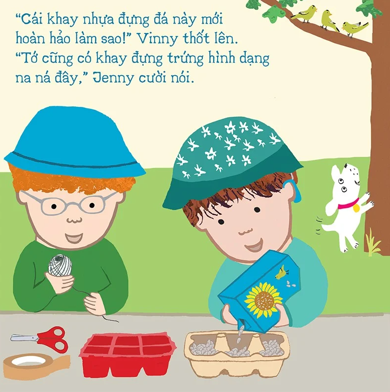 thí nghiệm vui cùng rosa - giỏ thức ăn cho chim - Ảnh 6