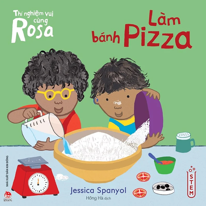 thí nghiệm vui cùng rosa - làm bánh pizza - Ảnh 2