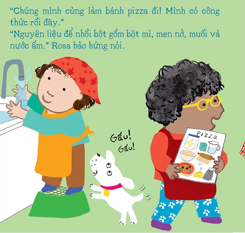 thí nghiệm vui cùng rosa - làm bánh pizza - Ảnh 3