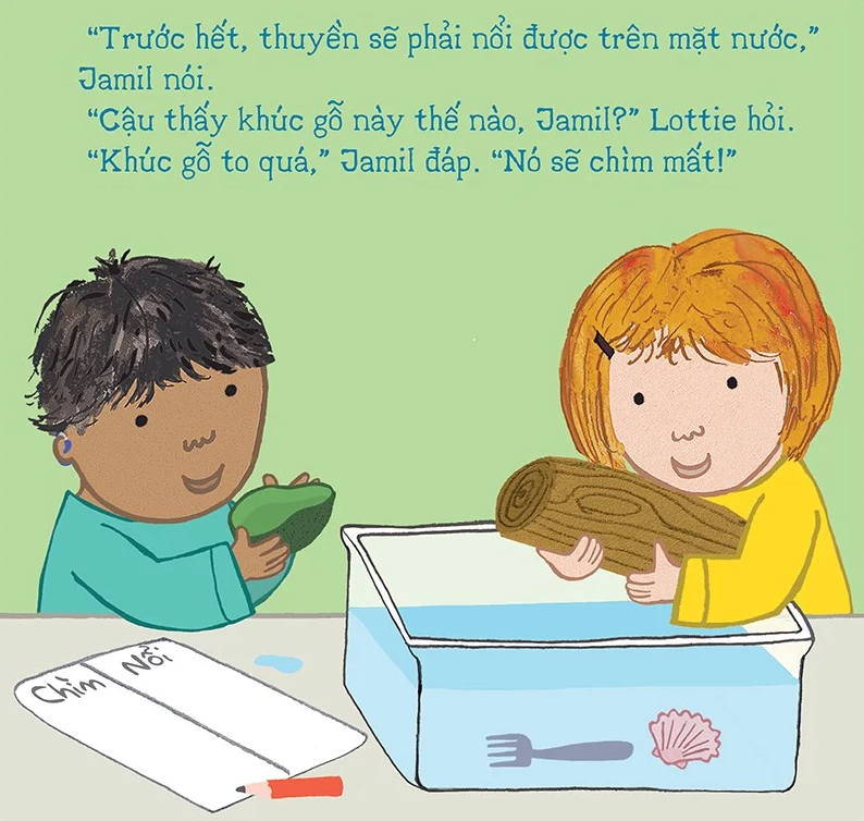 thí nghiệm vui cùng rosa - thuyền nào sẽ nổi? - Ảnh 4