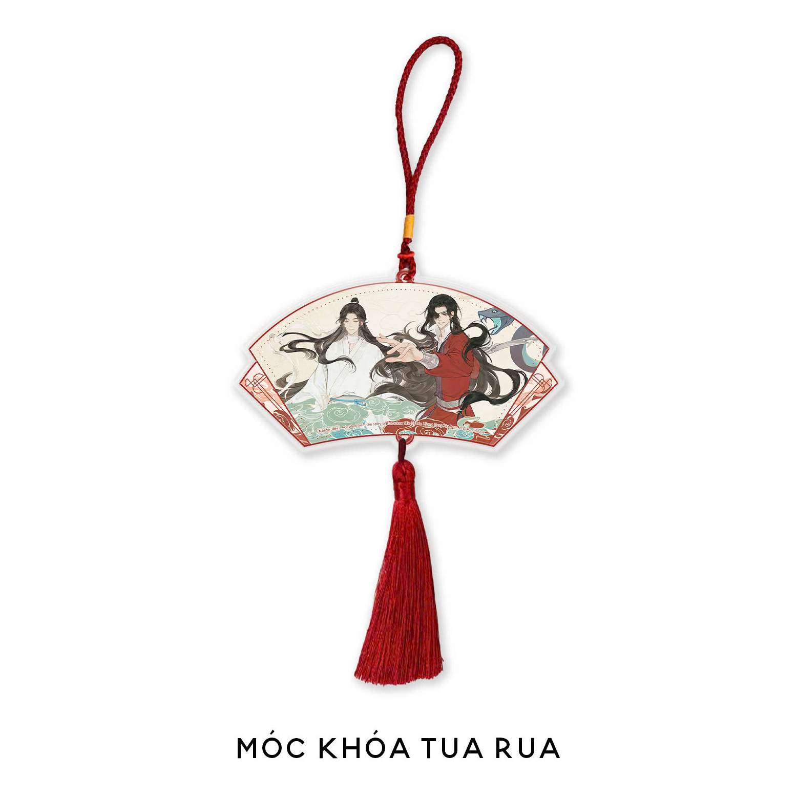 thiên quan tứ phúc - bản hoạt hình - tập 4 - bản đặc biệt - tặng kèm postcard + clear file + card film + móc khóa tua rua - Ảnh 7