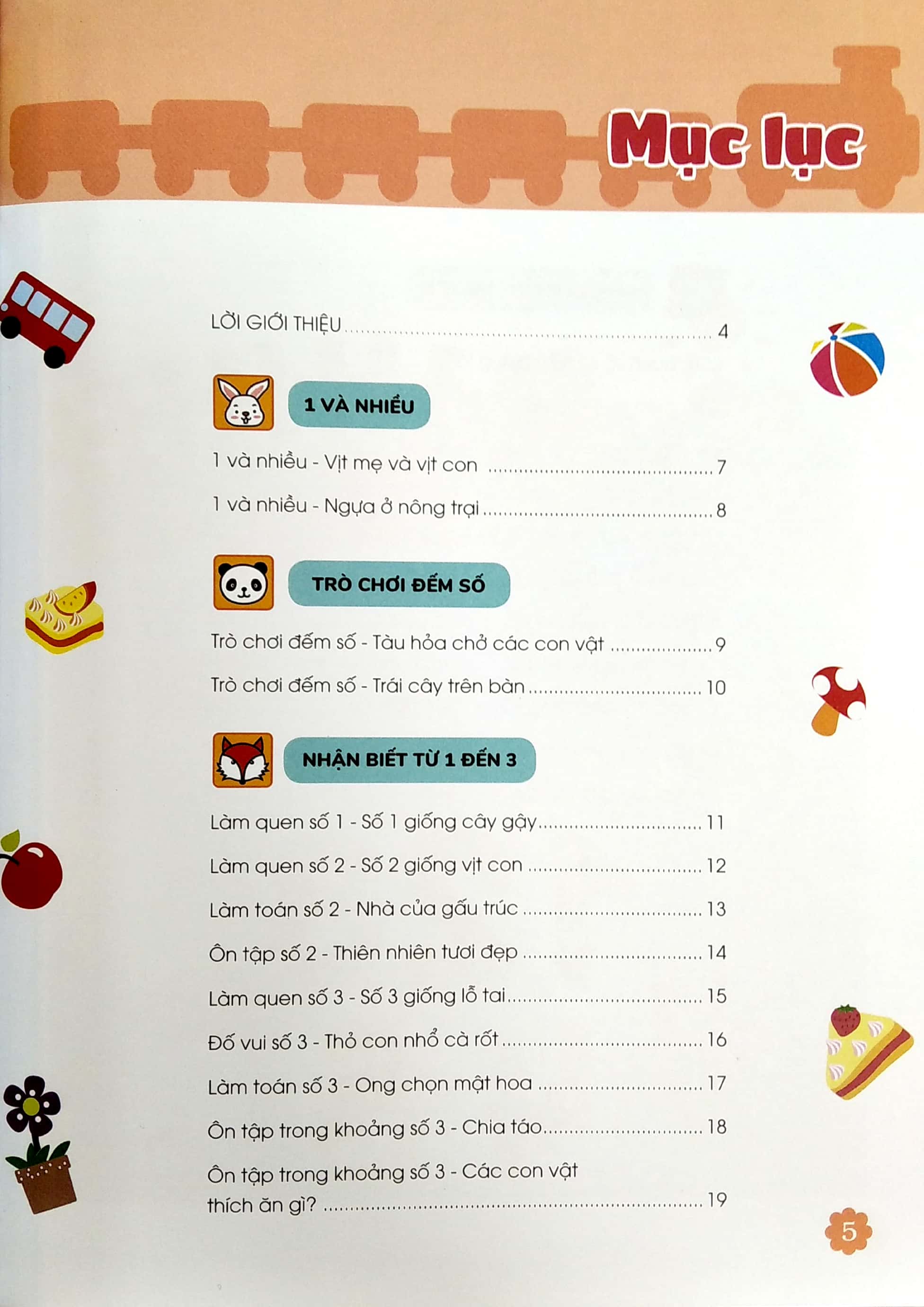 thiên tài toán học (3 - 4 tuổi) - học số từ 1-5 - Ảnh 4