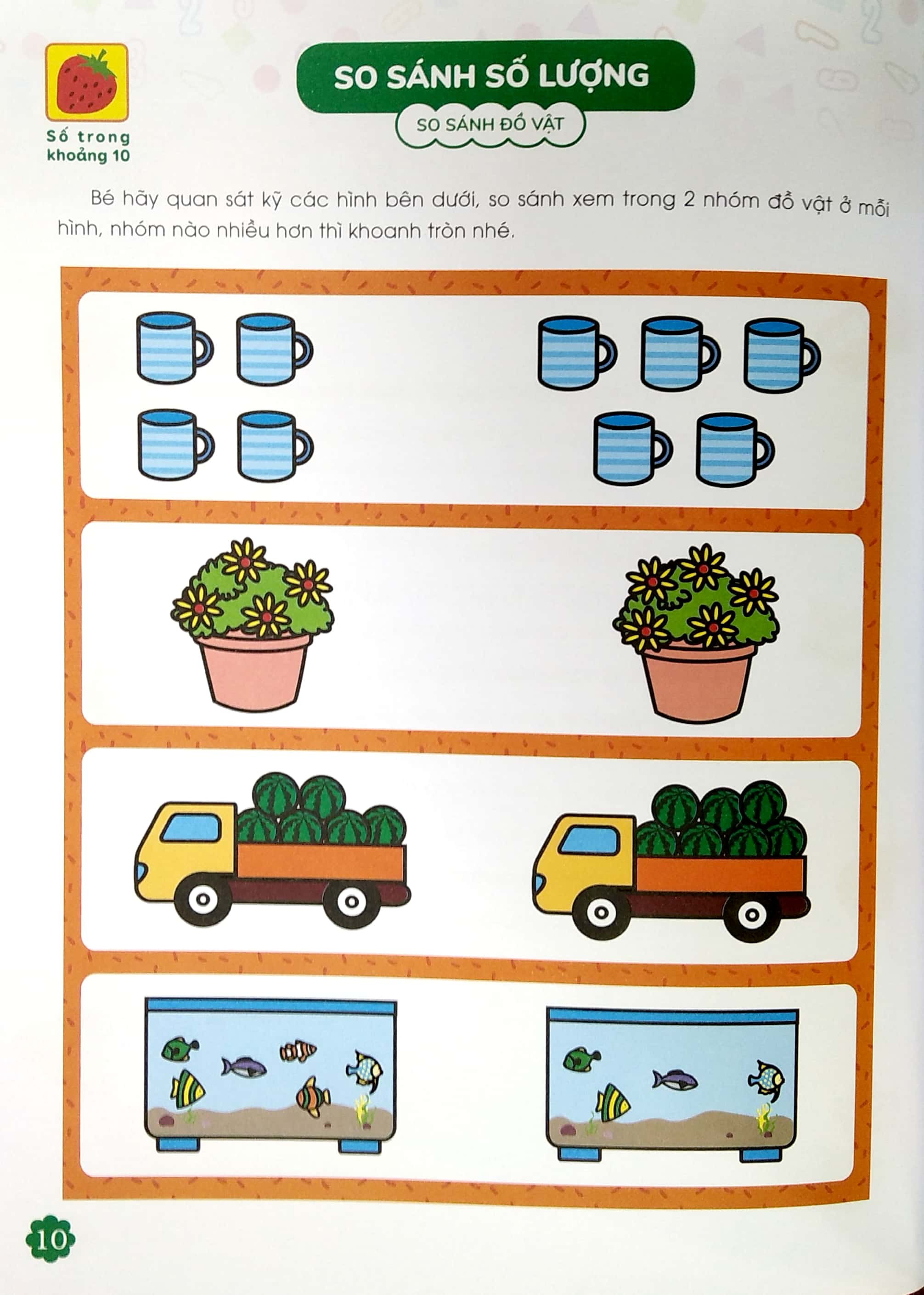 thiên tài toán học (4 - 5 tuổi) - học số từ 1-10 - Ảnh 5