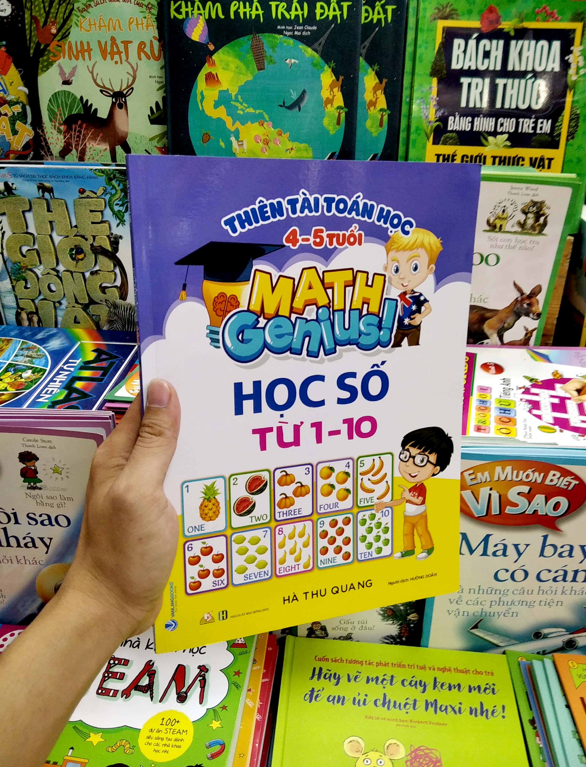 thiên tài toán học (4 - 5 tuổi) - học số từ 1-10 - Ảnh 7