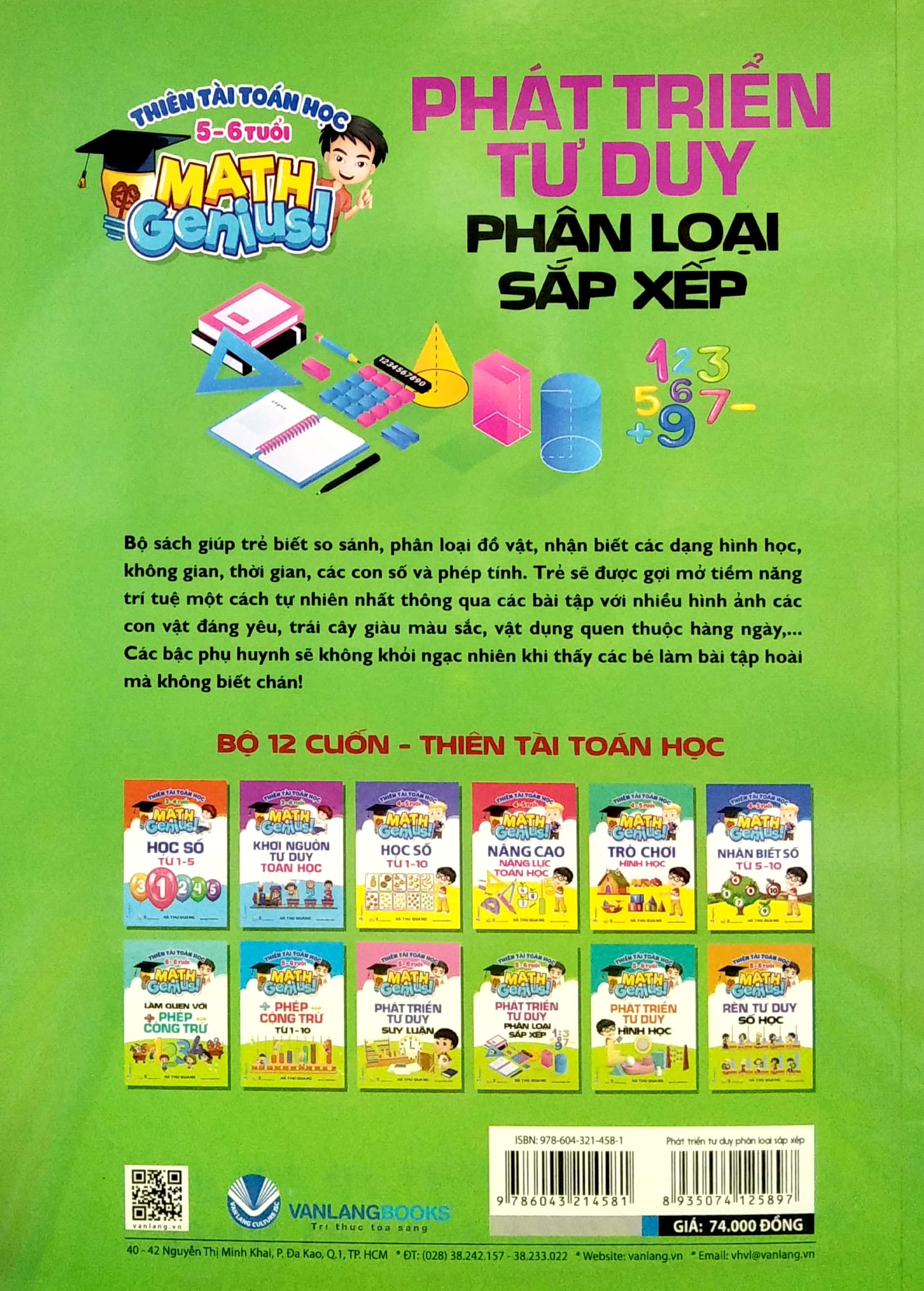 thiên tài toán học (5 - 6 tuổi) - phát triển tư duy phân loại sắp xếp - Ảnh 3