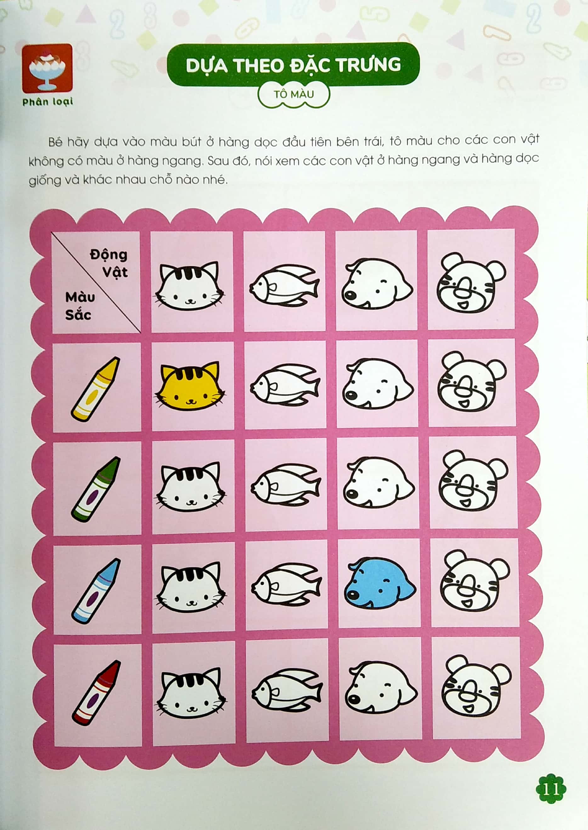 thiên tài toán học (5 - 6 tuổi) - phát triển tư duy phân loại sắp xếp - Ảnh 6