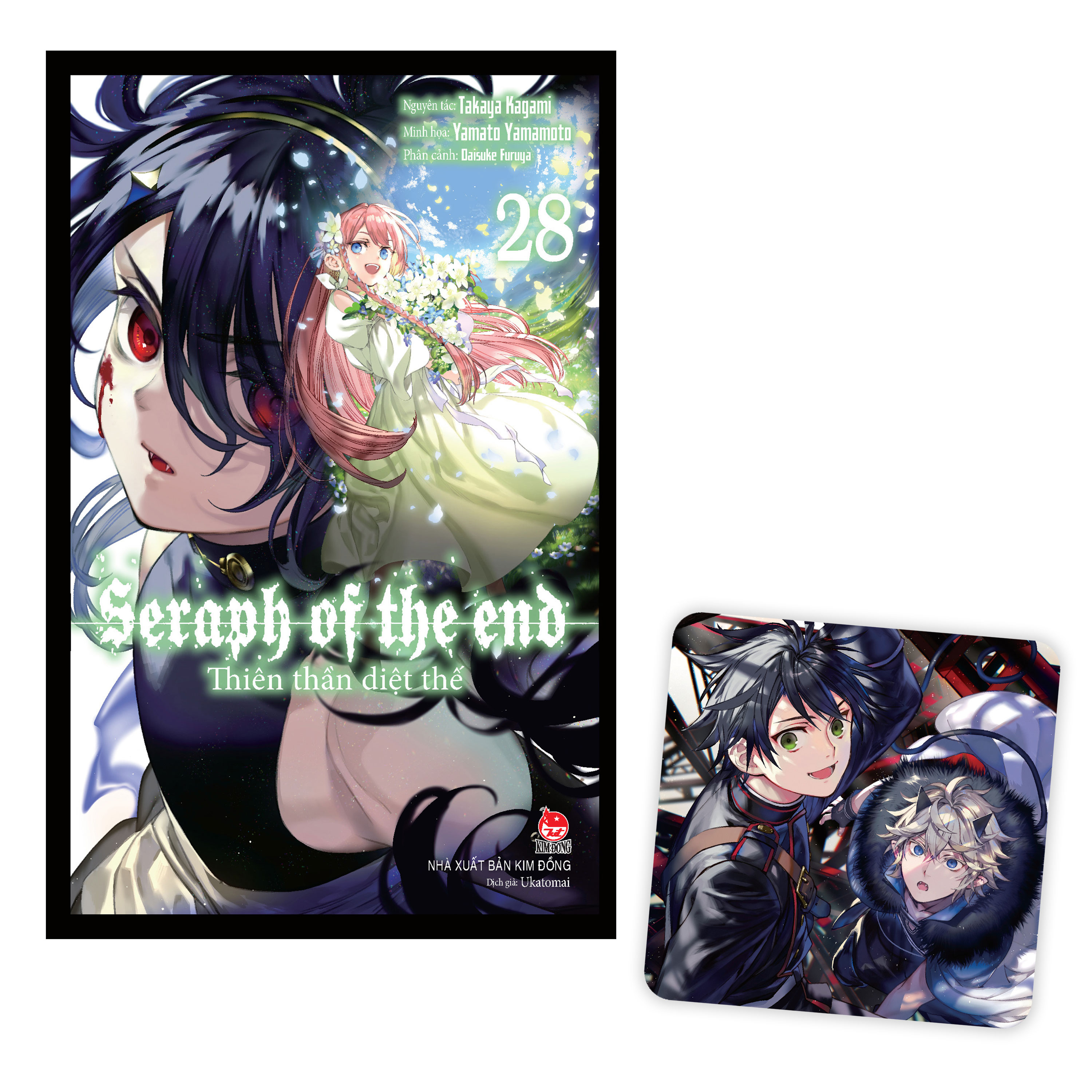 thiên thần diệt thế - seraph of the end - tập 28 - tặng kèm lót ly - Ảnh 2