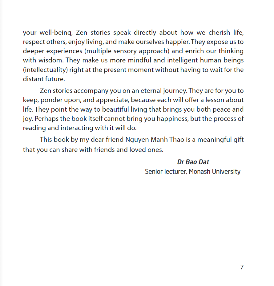 thiền truyện - 18 zen stories for hearts and minds (song ngữ anh - việt) - Ảnh 7